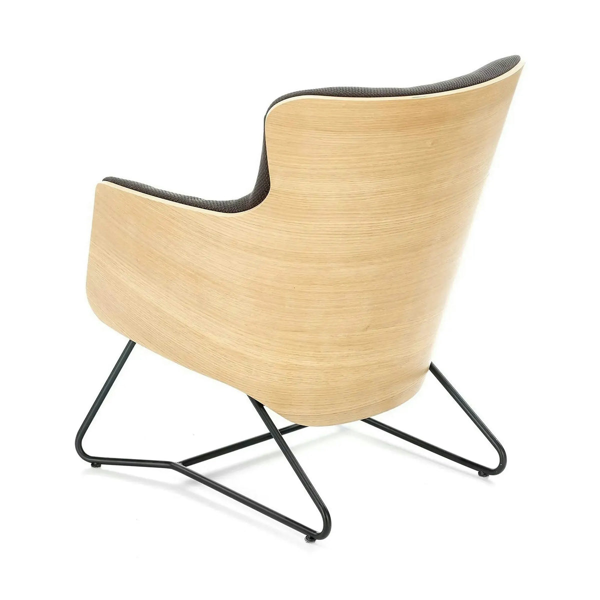 Fotoliu CHILLOUT, gri inchis, stofa, 74x67x79 cm