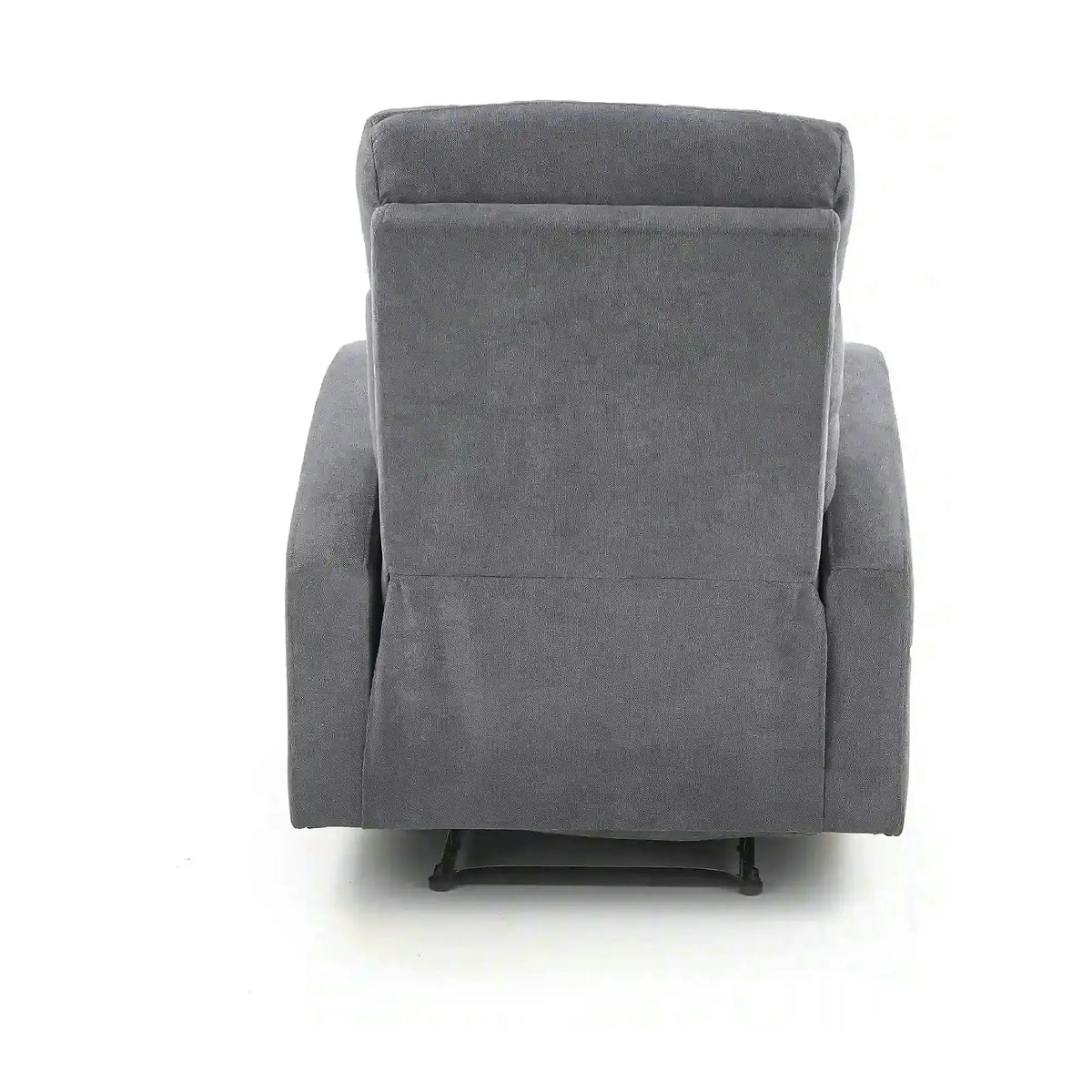 Fotoliu de living rabatabil OSLO 1S, gri/negru, stofa/metal, 75x95/158x79/100 cm