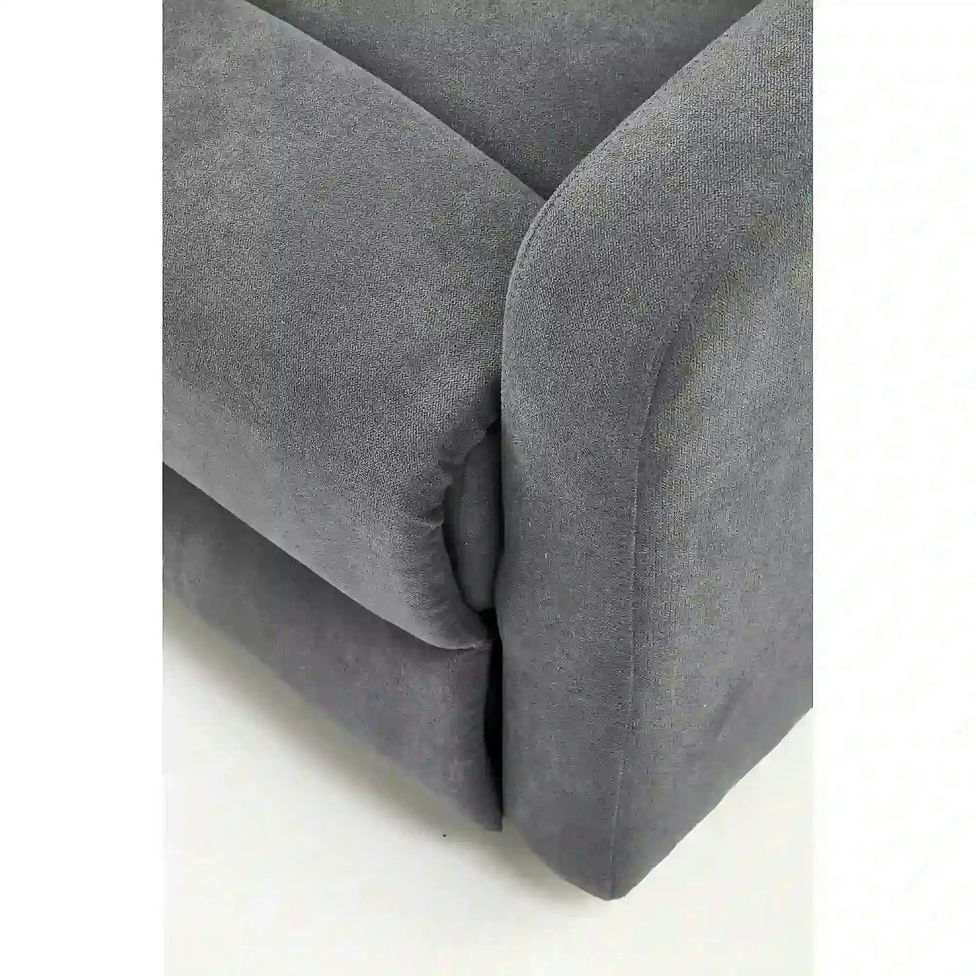 Fotoliu de living rabatabil OSLO 1S, gri/negru, stofa/metal, 75x95/158x79/100 cm