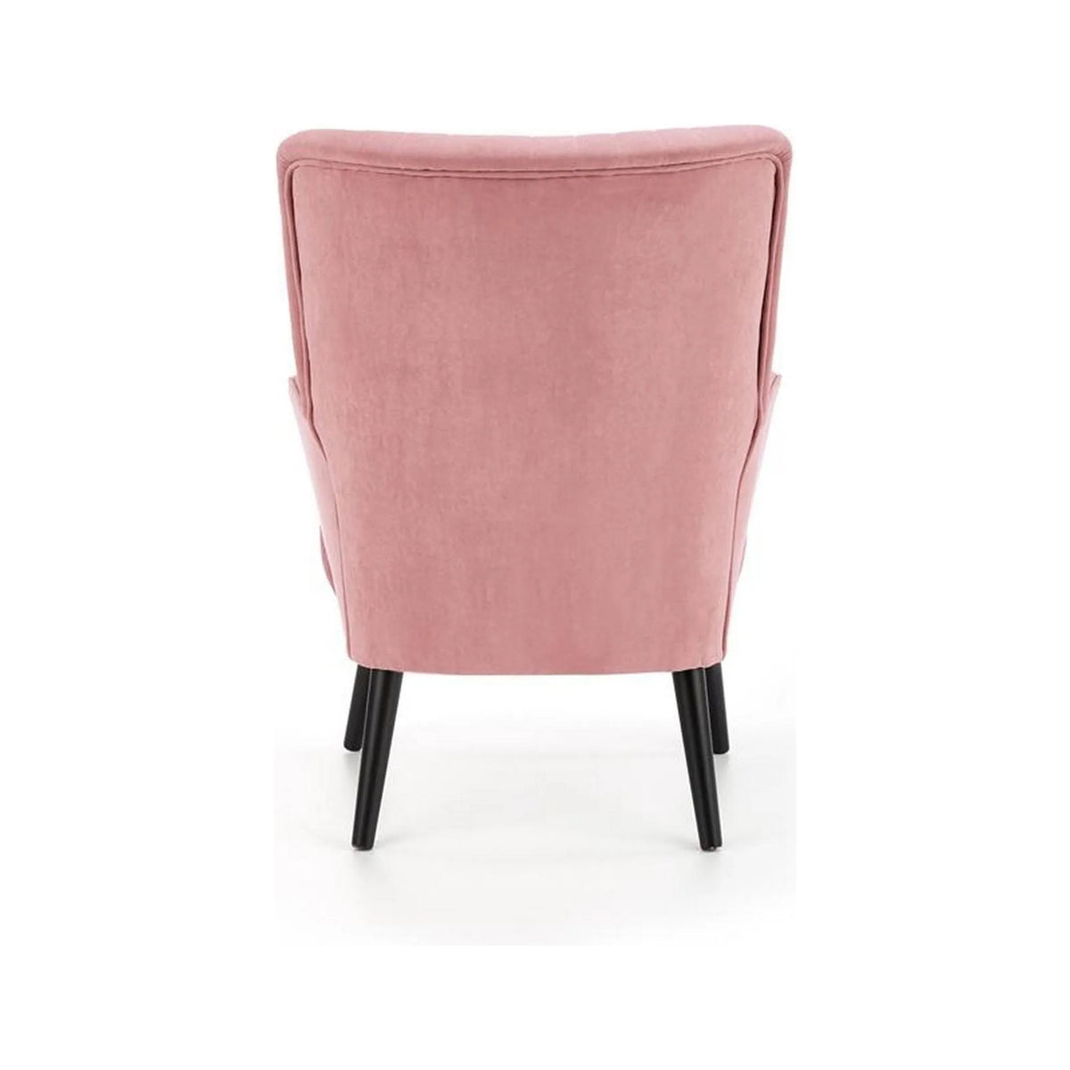 Fotoliu DELGADO, stofa catifelata roz - Bluvel 52, 75x70x100 cm