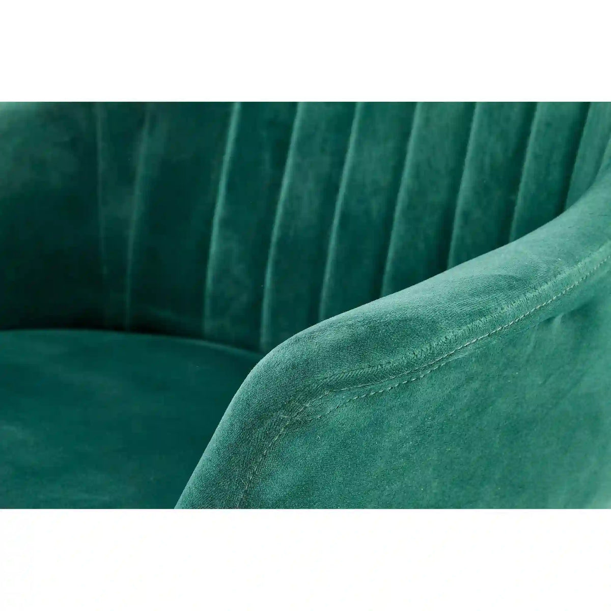 Fotoliu ELEGANCE 2, verde inchis/auriu, stofa/otel, 72x60x79 cm