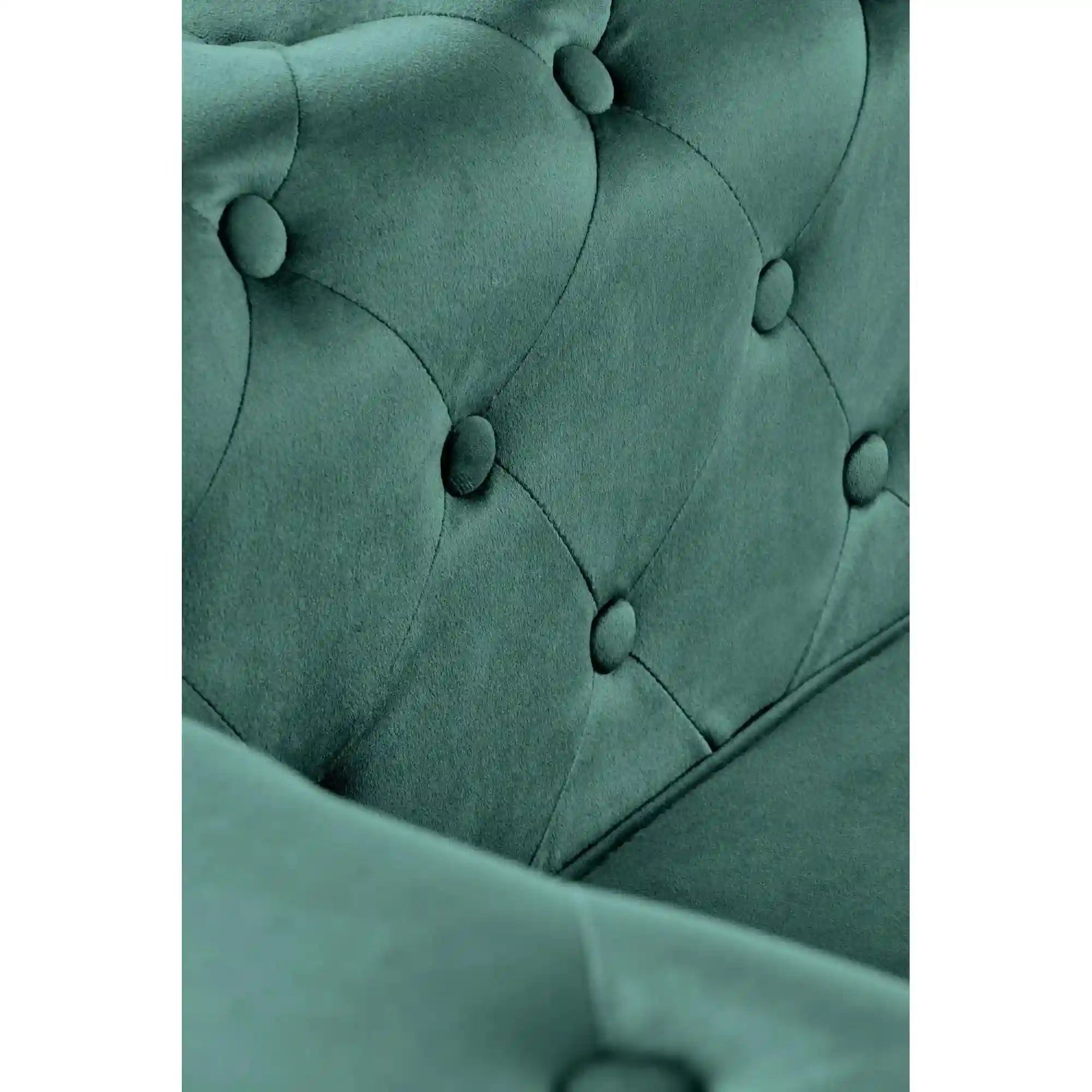 Fotoliu ERIKSEN, stofa catifelata verde inchis, 84x75x73 cm