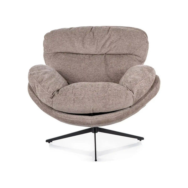 Fotoliu FLORENCE, stofa clasica bej inchis - Raven 30, 96x102x92 cm