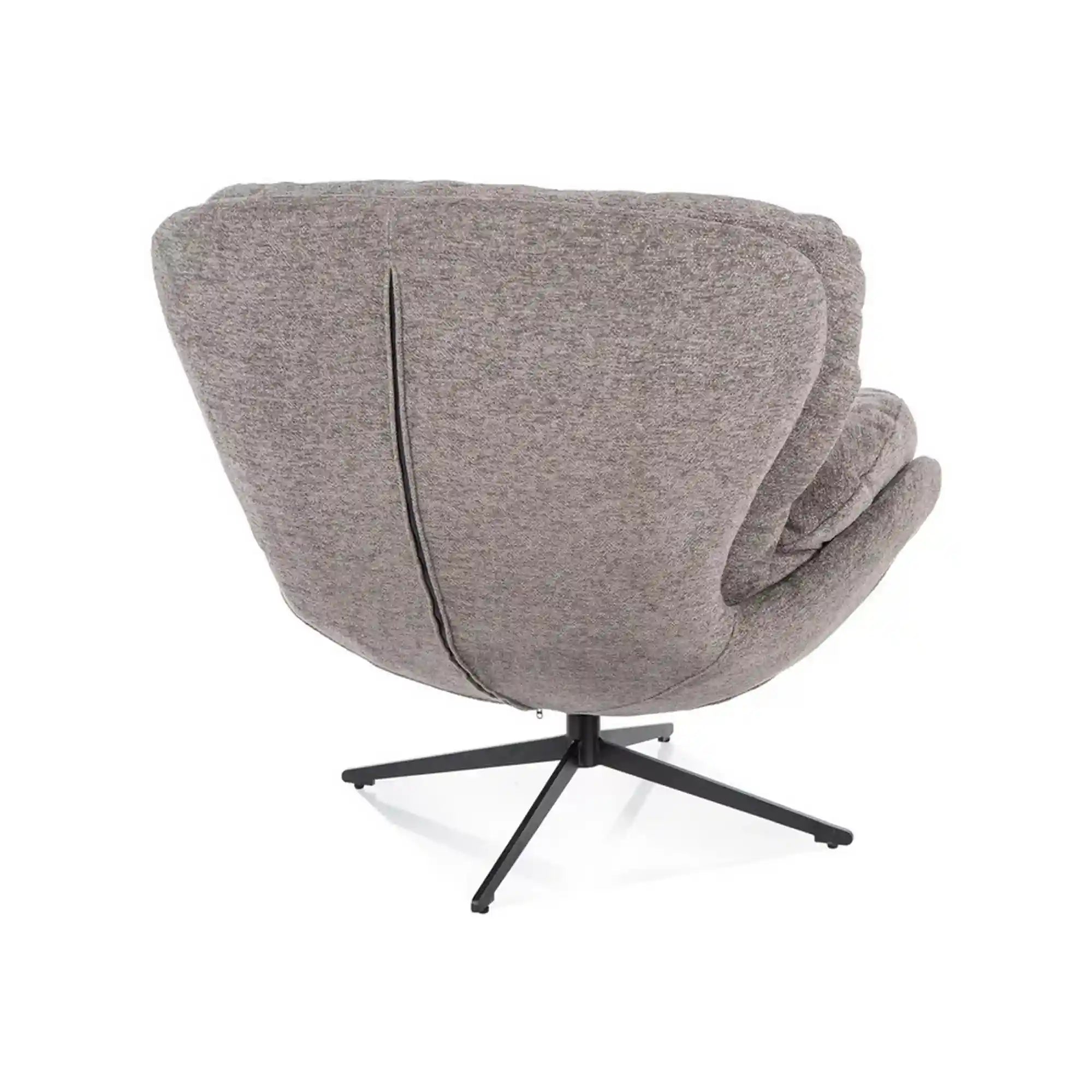 Fotoliu FLORENCE, stofa clasica gri - Raven 07, 96x102x92 cm