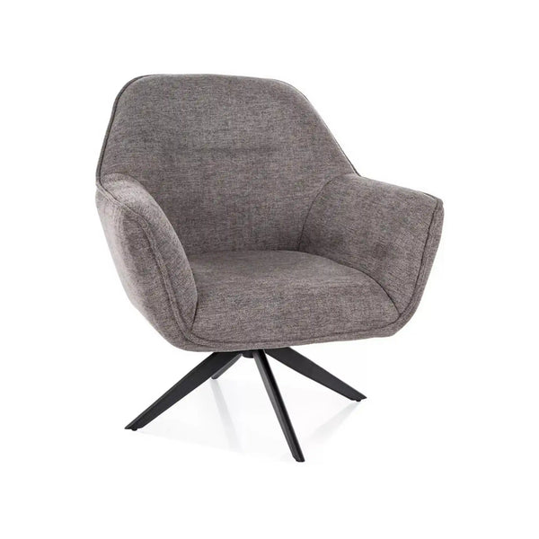 Fotoliu GALIA, stofa clasica gri - Brego 10, 77x75x86 cm