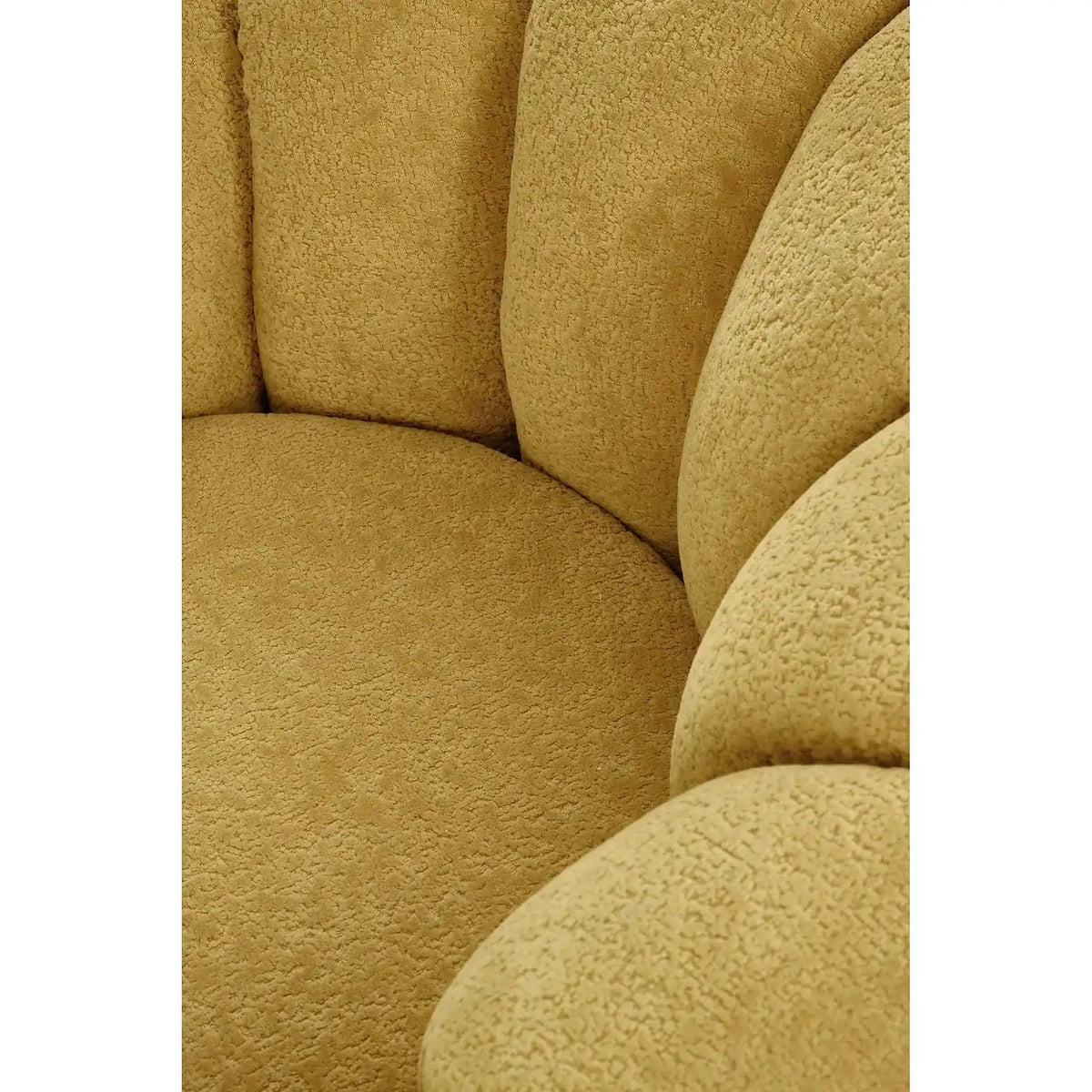 Fotoliu GASPAR 2, galben mustar, stofa, 90x95x60 cm
