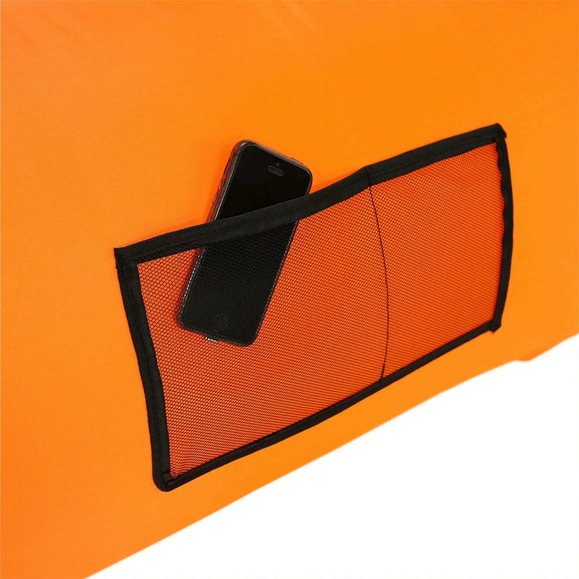 Fotoliu gonflabil LEBAG, portocaliu, material textil