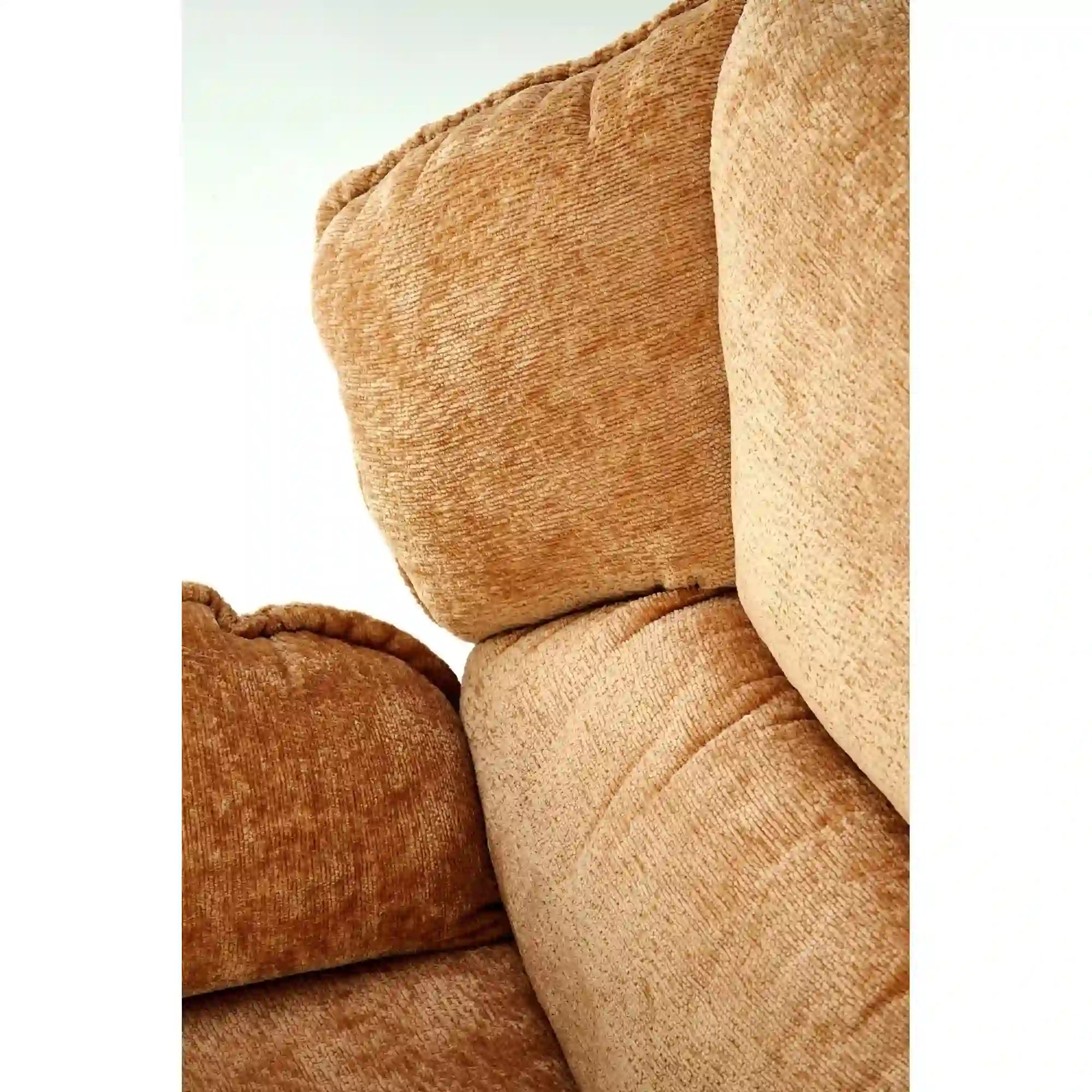 Fotoliu GUIDO, galben mustar/crom, stofa clasica/metal, 80x84x81 cm