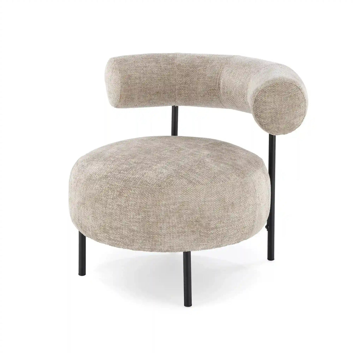 Fotoliu HAZARD, stofa clasica bej - Haga 30, 90x82x72 cm