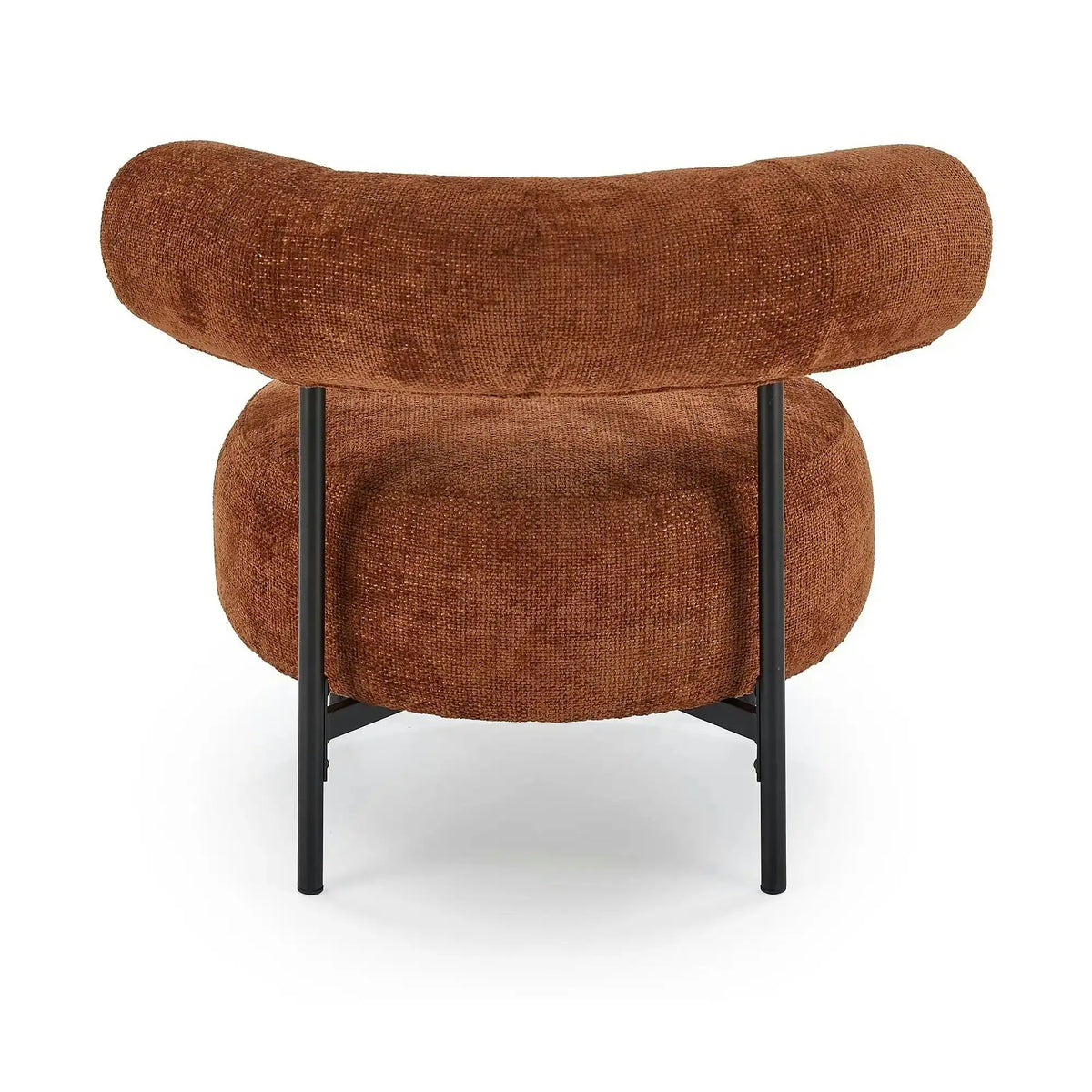 Fotoliu HAZARD, stofa clasica scortisoara - Haga 44, 90x82x72 cm