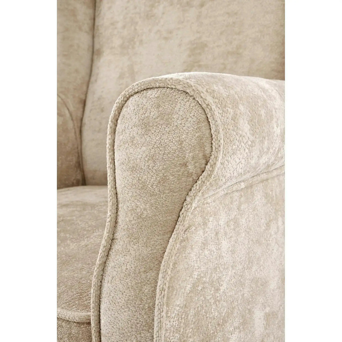 Fotoliu HERMES, stofa bej - Markos 14/3, 80x80x110 cm