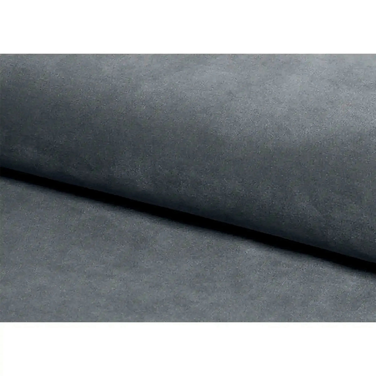 Fotoliu LORD, stofa catifelata gri - Bluvel 14/wenge, 82x92x101 cm