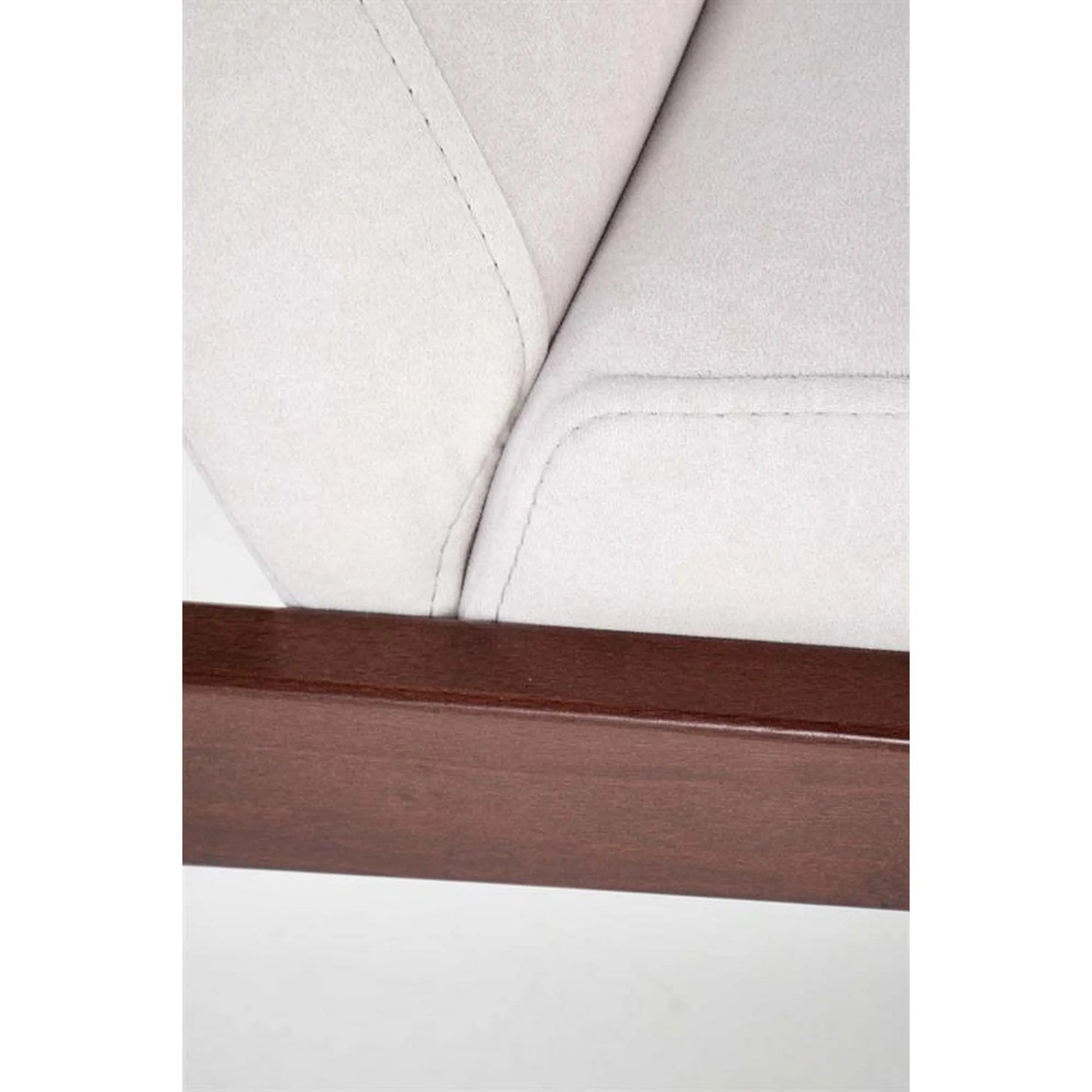 Fotoliu MILANO 1S, stofa catifelata crem - Castel 04, 65x77x77 cm