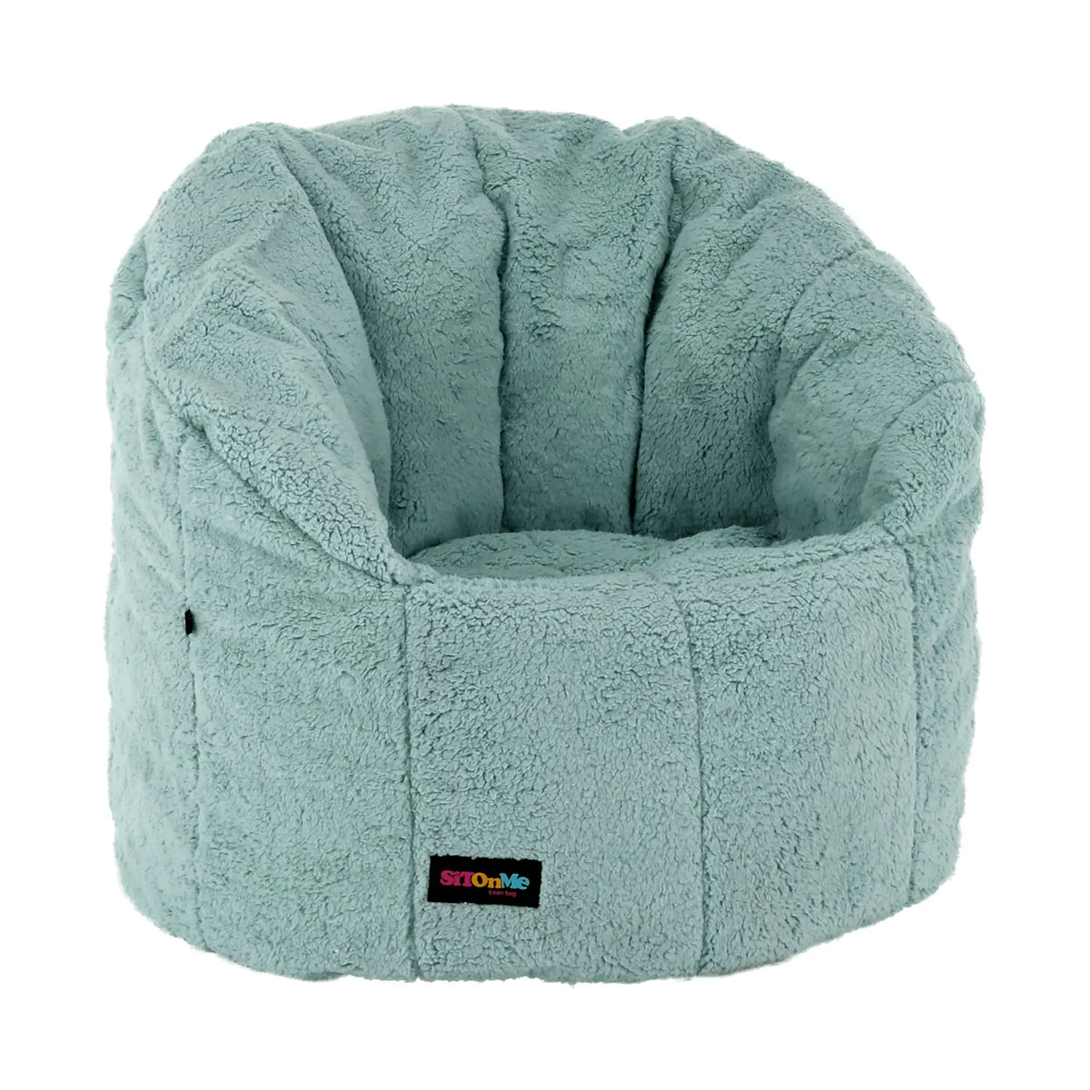 Fotoliu puf ALMERO, verde menta, material textil, 75x75 cm