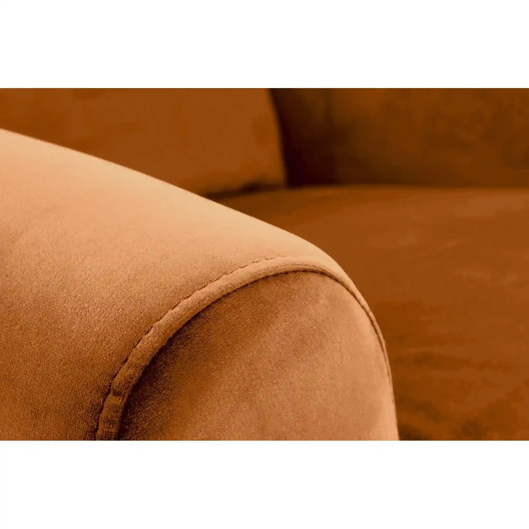 Fotoliu rabatabil AGUSTIN 2, stofa catifelata scortisoara - Bluvel 4215, 75x92/160x83/107 cm