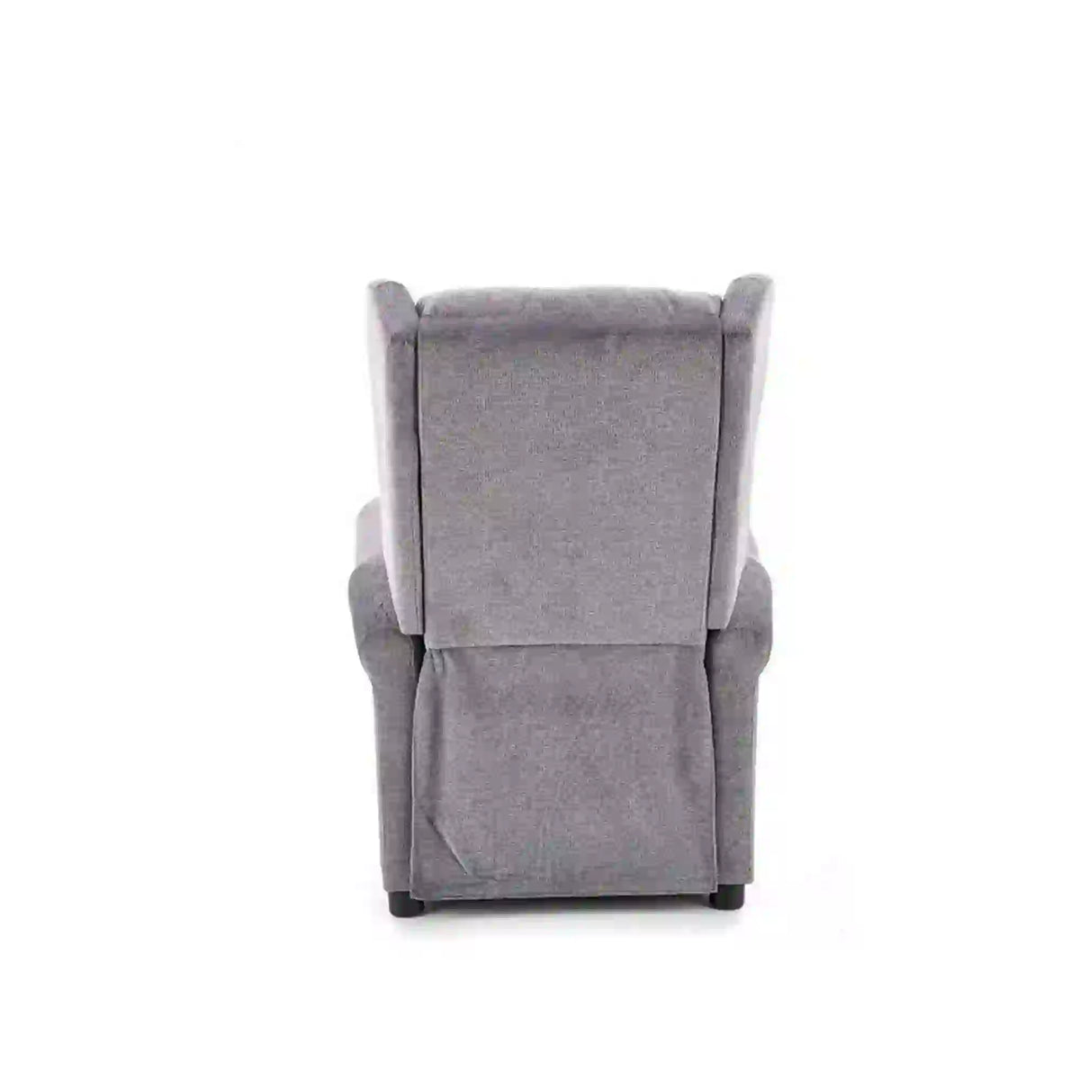 Fotoliu rabatabil AGUSTIN M, gri/negru, stofa/plastic, 75x92/160x83/107 cm