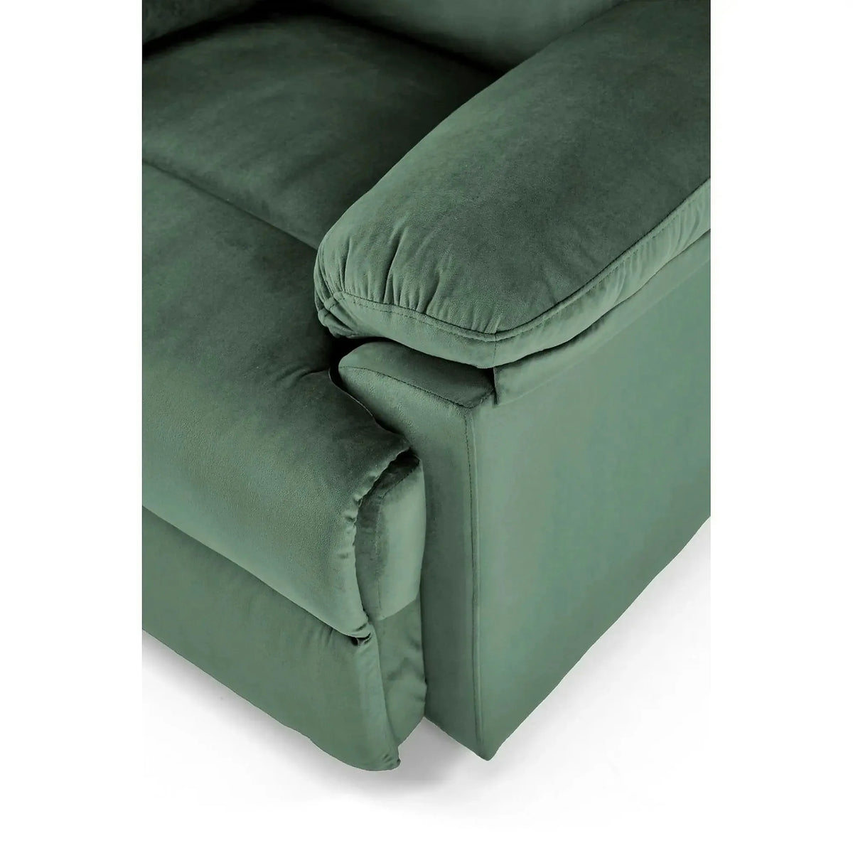 Fotoliu rabatabil DRAGER, verde inchis/negru, stofa catifelata/metal, 88x90/160x105 cm