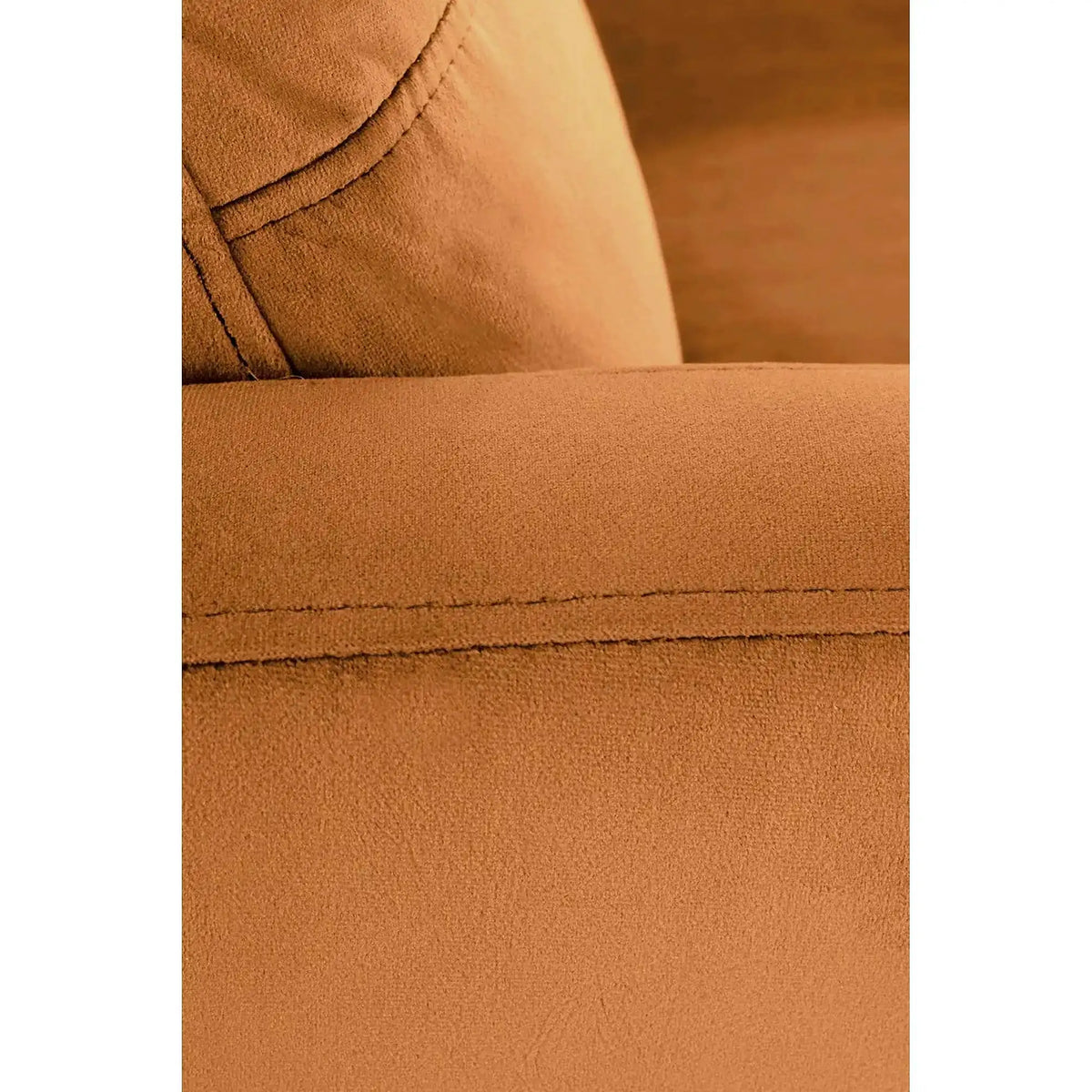 Fotoliu rabatabil FELIPE 2, scortisoara/negru, stofa catifelata/plastic, 64x84/135x103/76 cm