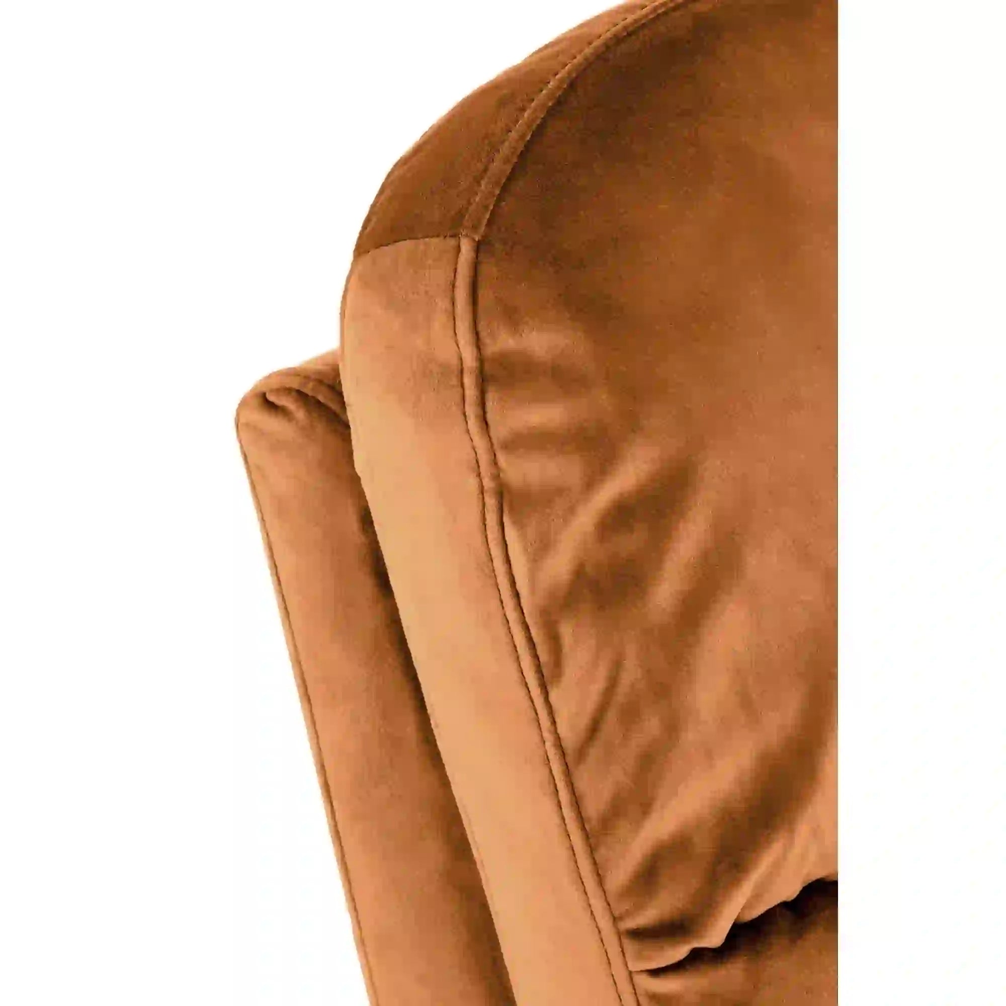 Fotoliu rabatabil FELIPE 2, stofa catifelata scortisoara - Bluvel 4215, 64x84/135x76/103 cm