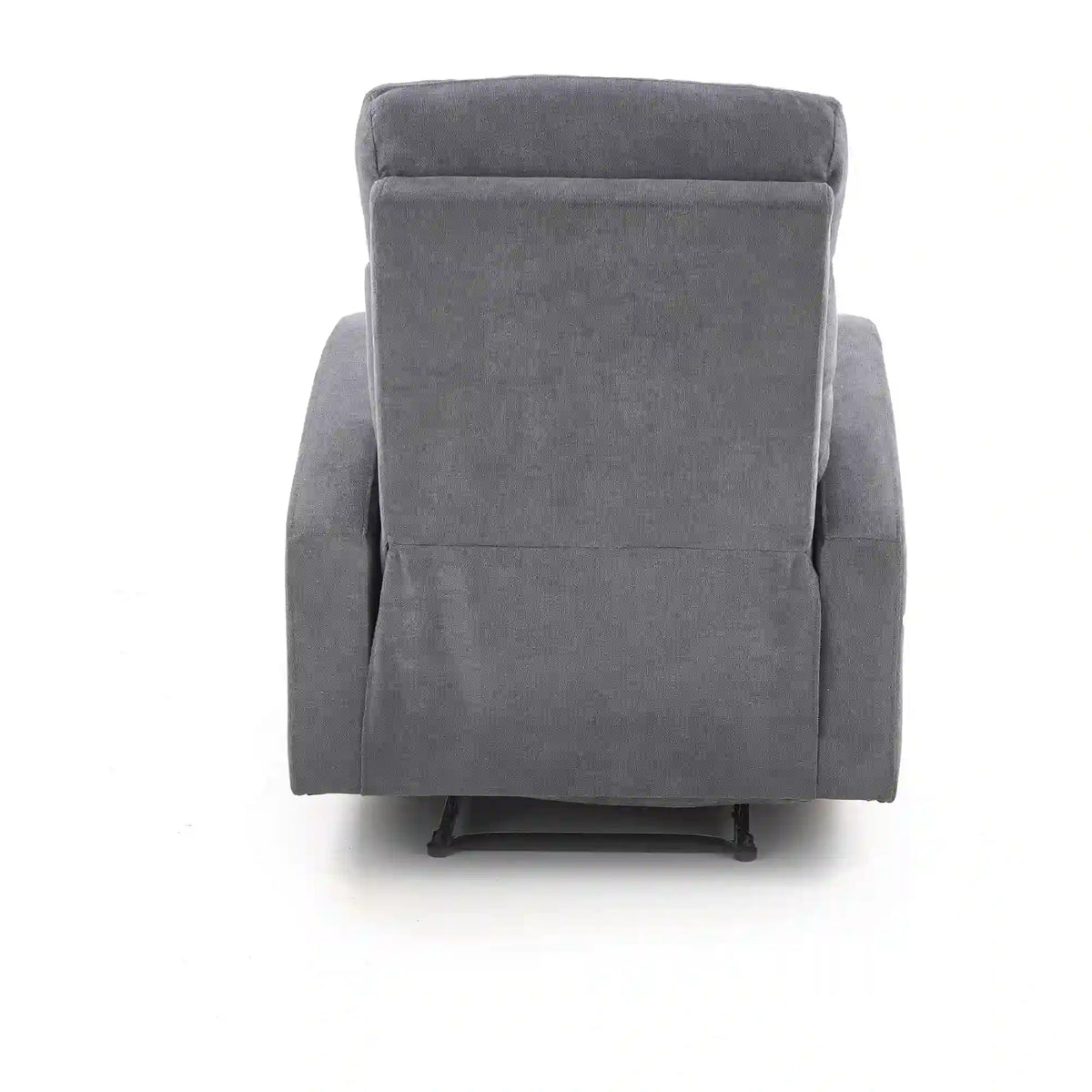 Fotoliu de living rabatabil OSLO 1S, gri/negru, stofa/metal, 75x95/158x79/100 cm