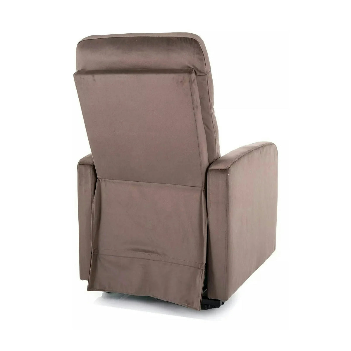 Fotoliu rabatabil OTUS II, stofa catifelata cappuccino - Bluvel 38, 66x92/144x100 cm