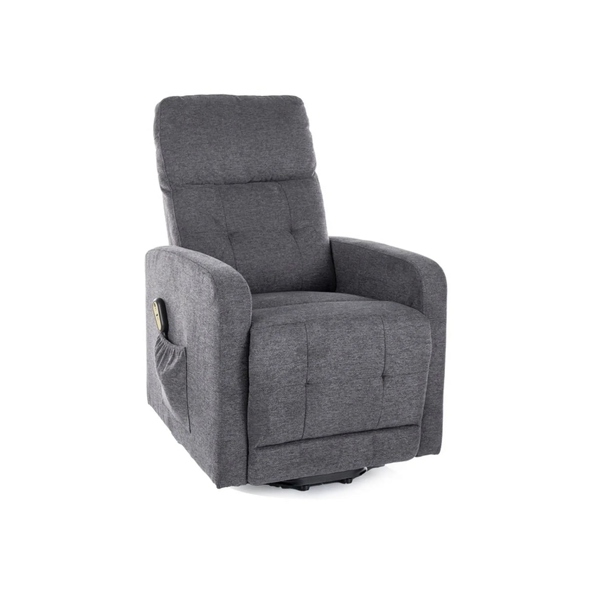 Fotoliu rabatabil OTUS II, stofa clasica gri inchis  - Brego 18, 66x92/144x100 cm