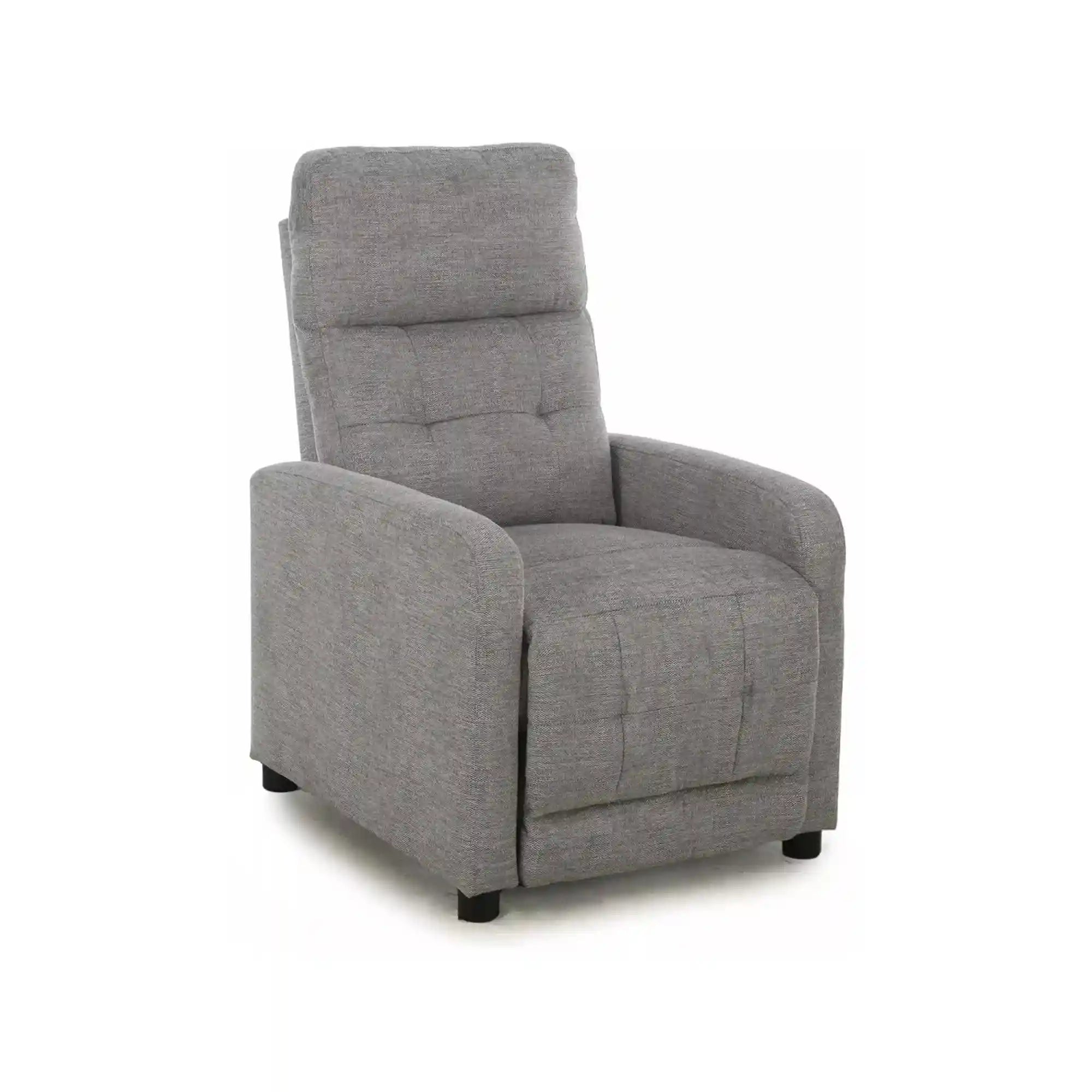 Fotoliu rabatabil OTUS, stofa clasica gri - Brego 07, 66x92/144x100 cm