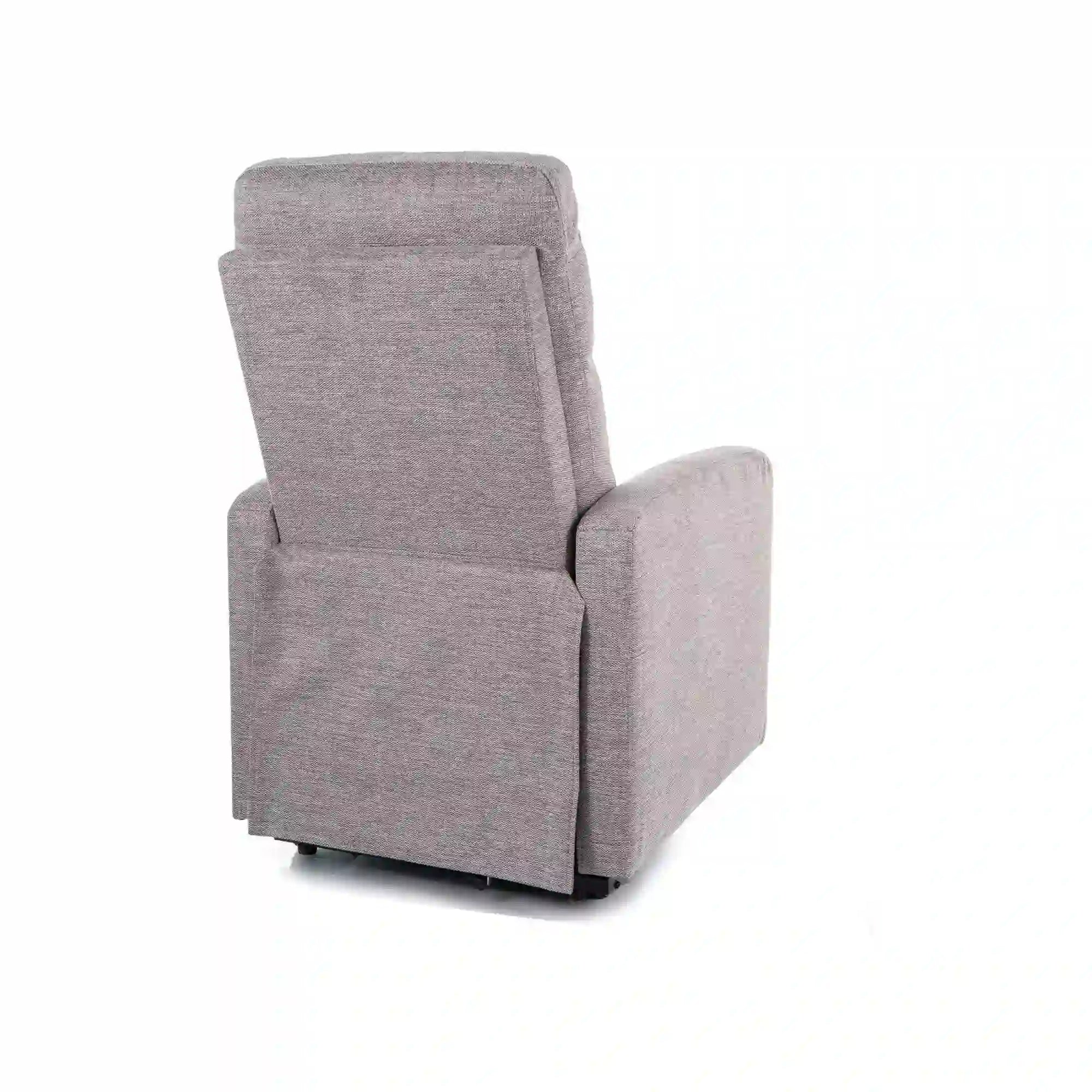 Fotoliu rabatabil OTUS, stofa clasica gri - Brego 07, 66x92/144x100 cm