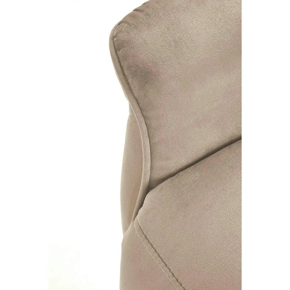Fotoliu rabatabil SEMIR 2, stofa catifelata bej - Bluvel 40, 80x108/90x90/160 cm