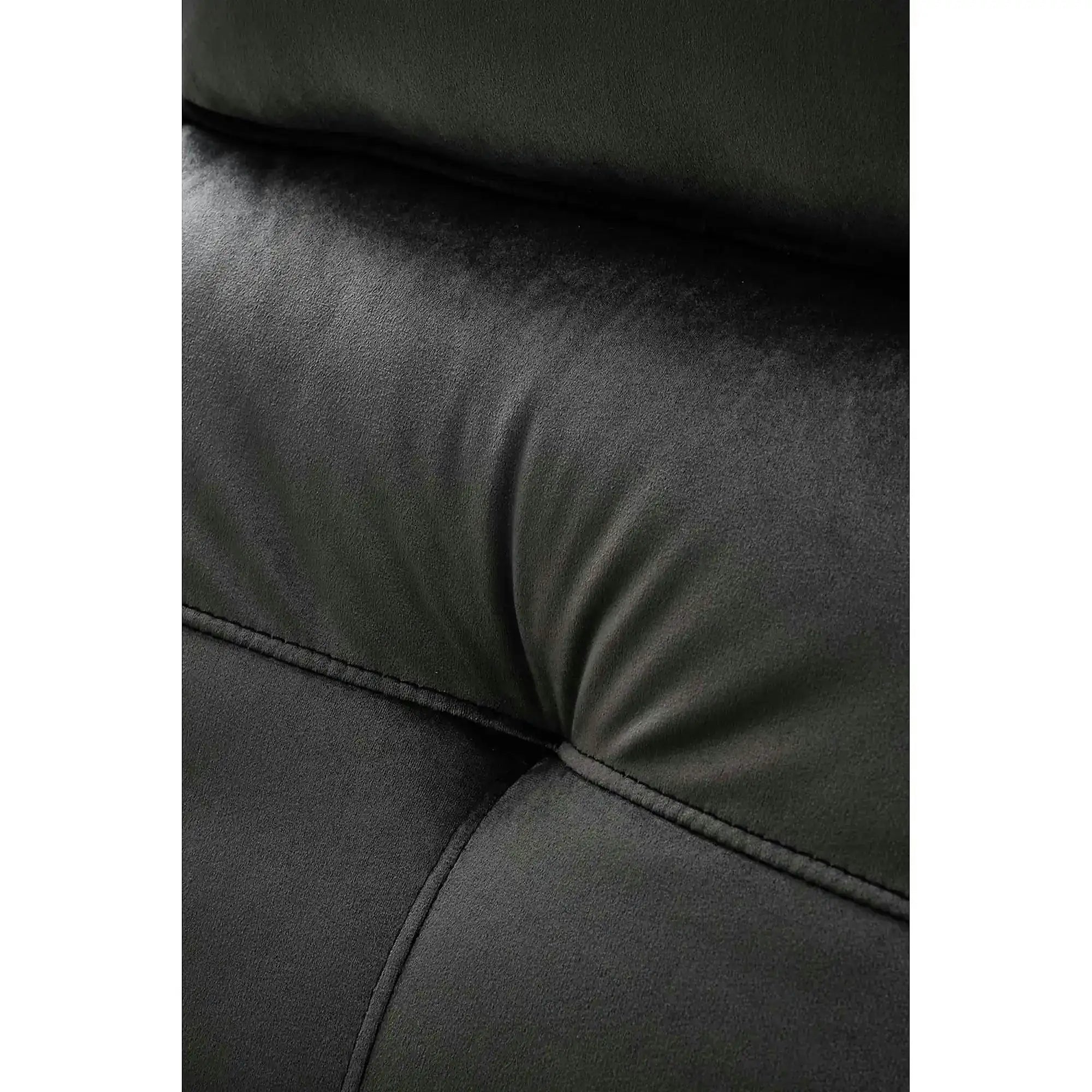 Fotoliu rabatabil SEMIR 2, stofa catifelata negru - Bluvel 19, 80x108/90x90/160 cm