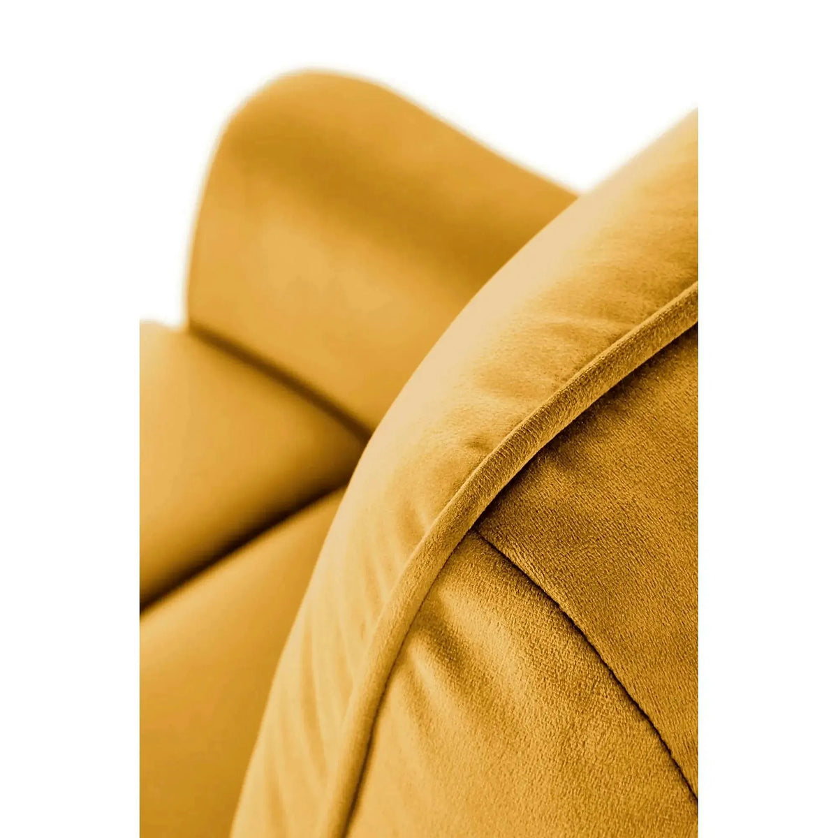 Fotoliu rabatabil SEMIR, galben/negru, stofa catifelata/metal, 80x90/170x92/108 cm