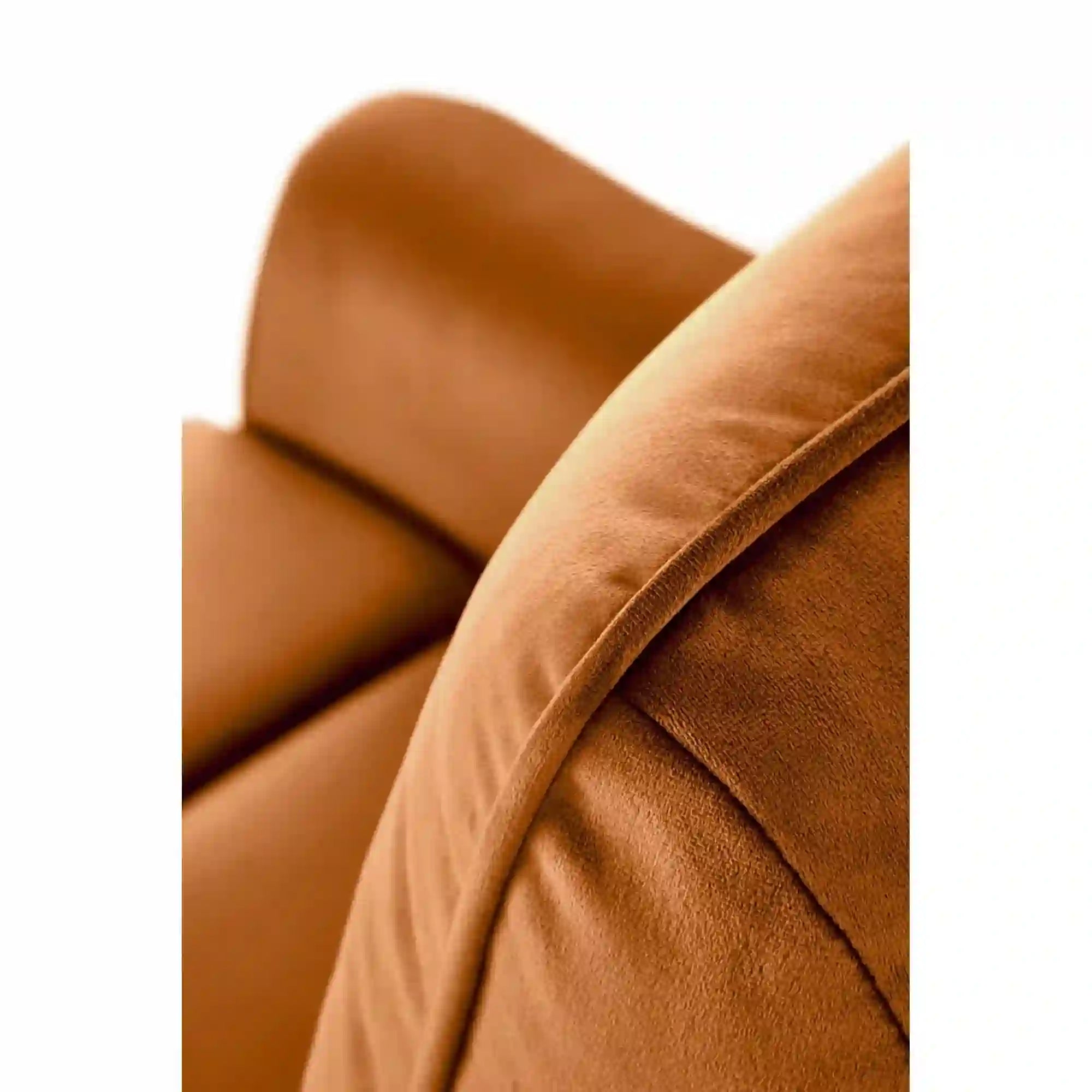 Fotoliu rabatabil SEMIR, stofa catifelata scortisoara - Bluvel 4215, 80x90/170x92/108 cm