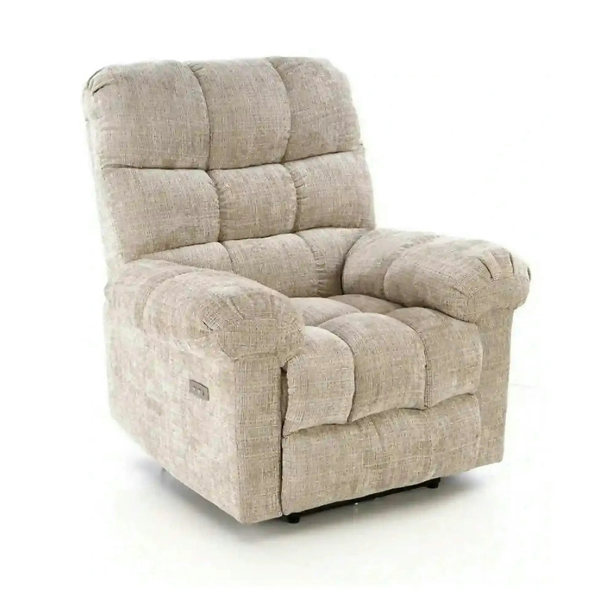 Fotoliu recliner AMORE, bej, stofa, 105x100x86 cm