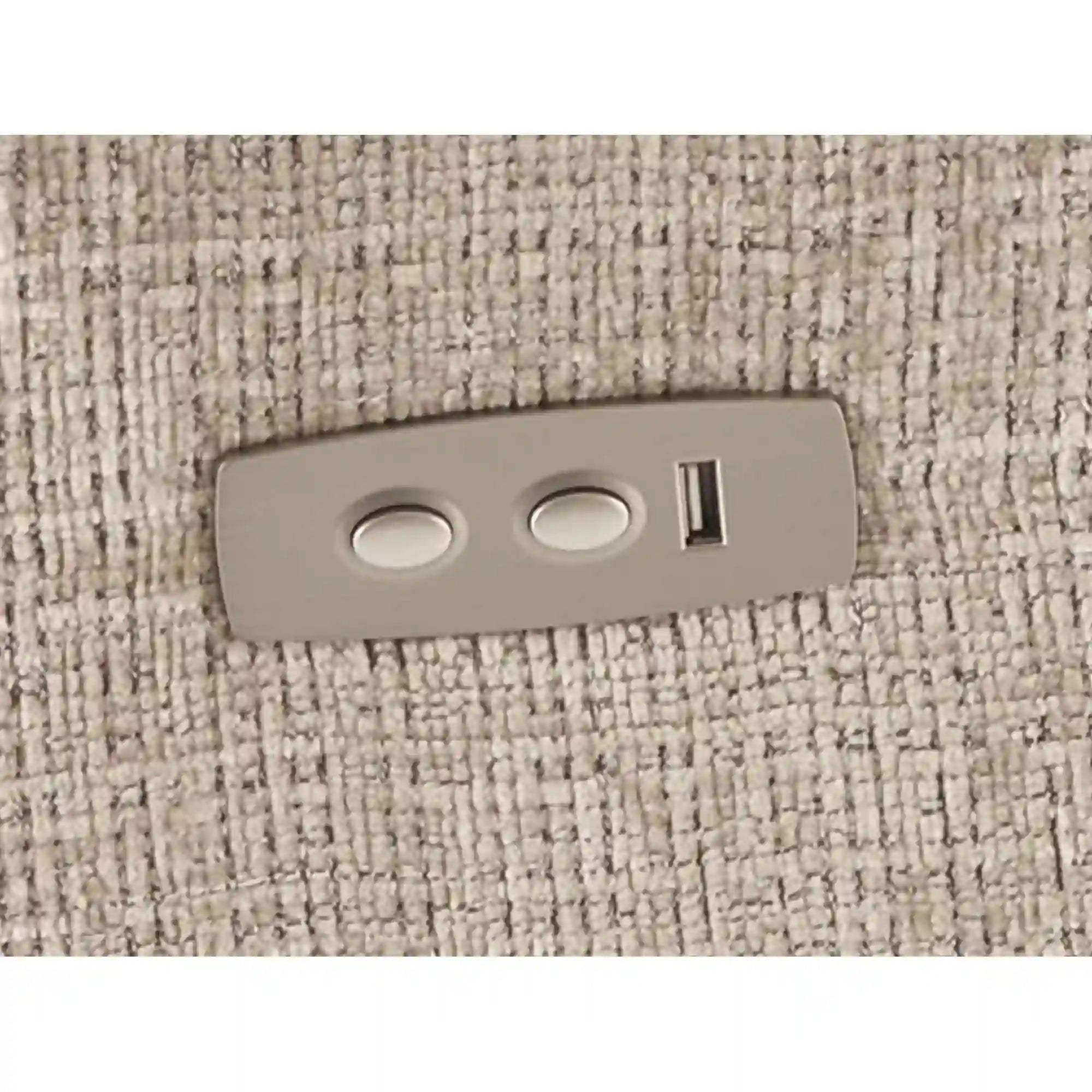 Fotoliu recliner AMORE, bej, stofa, 105x100x86 cm