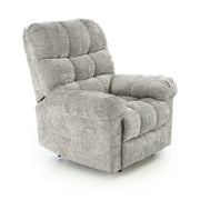 Fotoliu recliner AMORE, gri, stofa, 105x100x86 cm