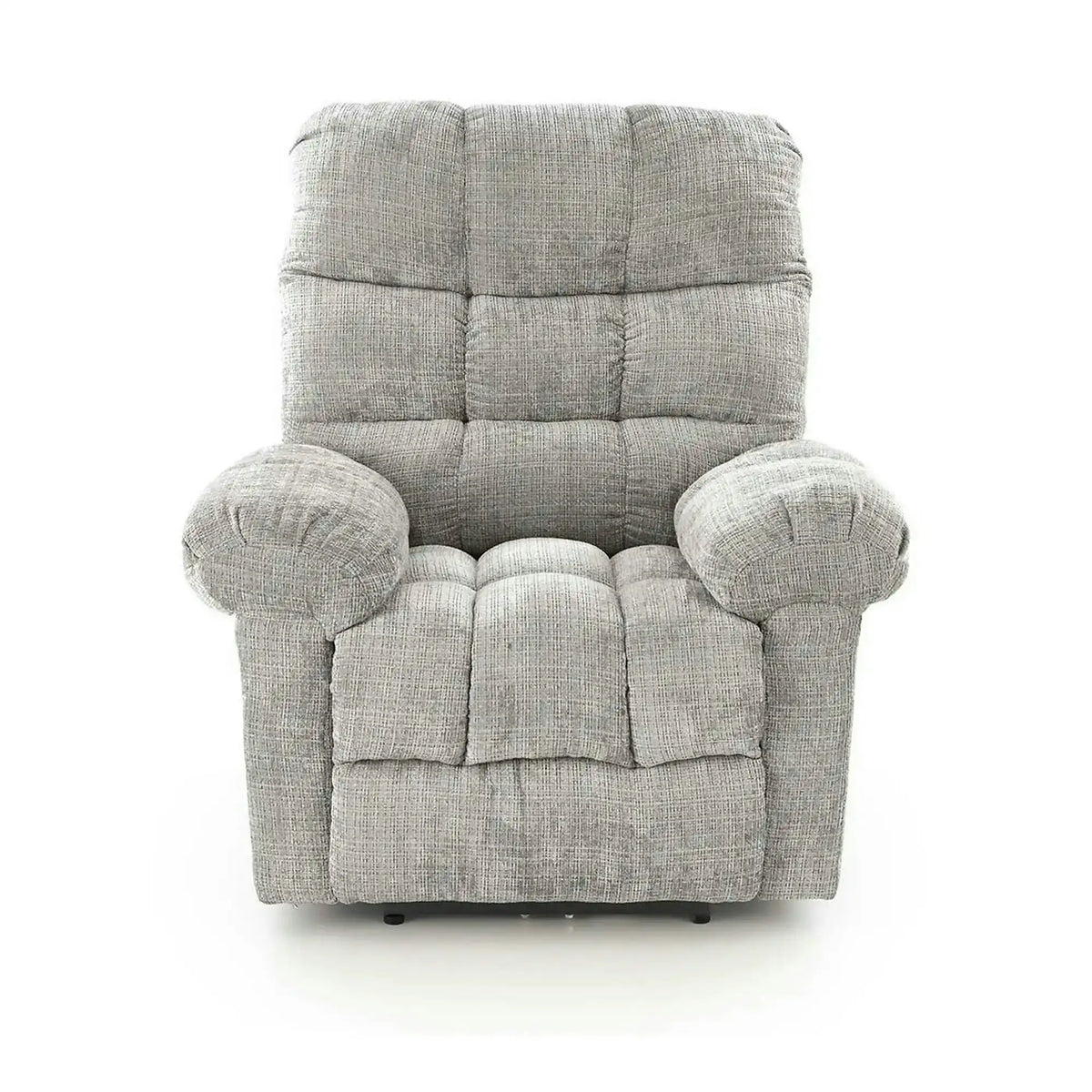 Fotoliu recliner AMORE, gri, stofa, 105x100x86 cm