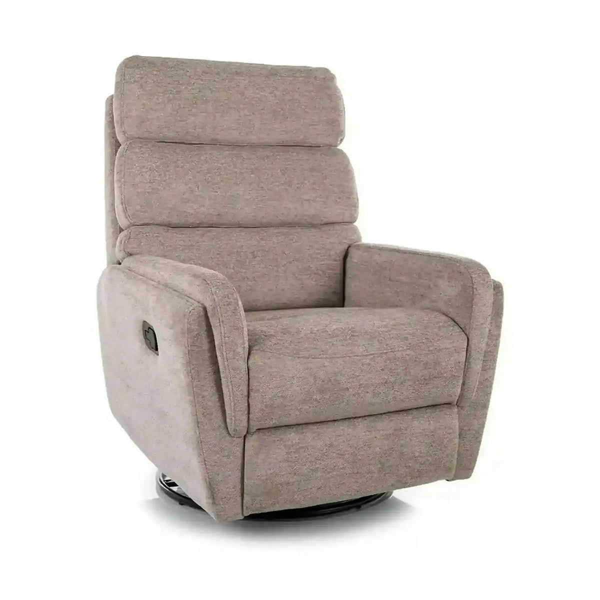 Fotoliu recliner ARGOS, stofa clasica bej inchis - Raven 30, 78x84/162x107 cm