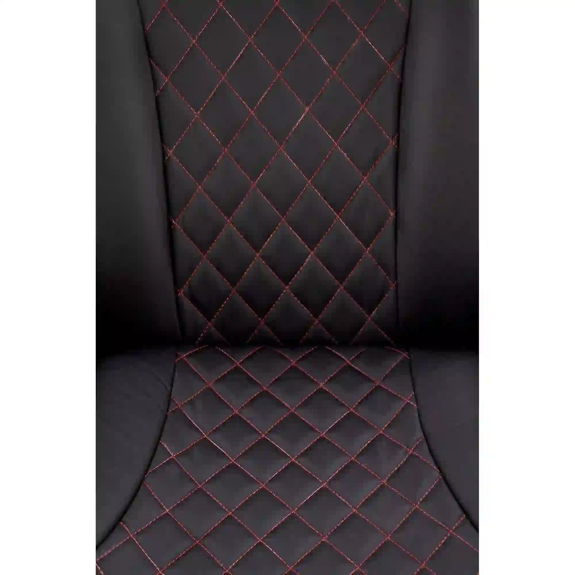 Fotoliu recliner CAMARO, negru/rosu, piele ecologica/otel, 77x72/146x86/112 cm