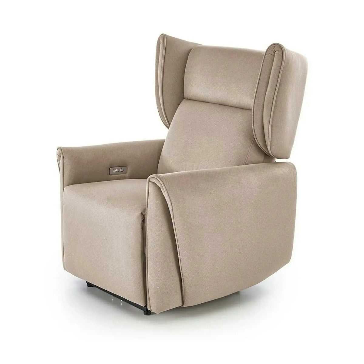 Fotoliu recliner GELATO, bej, stofa clasica, 83x91/161x95/109 cm