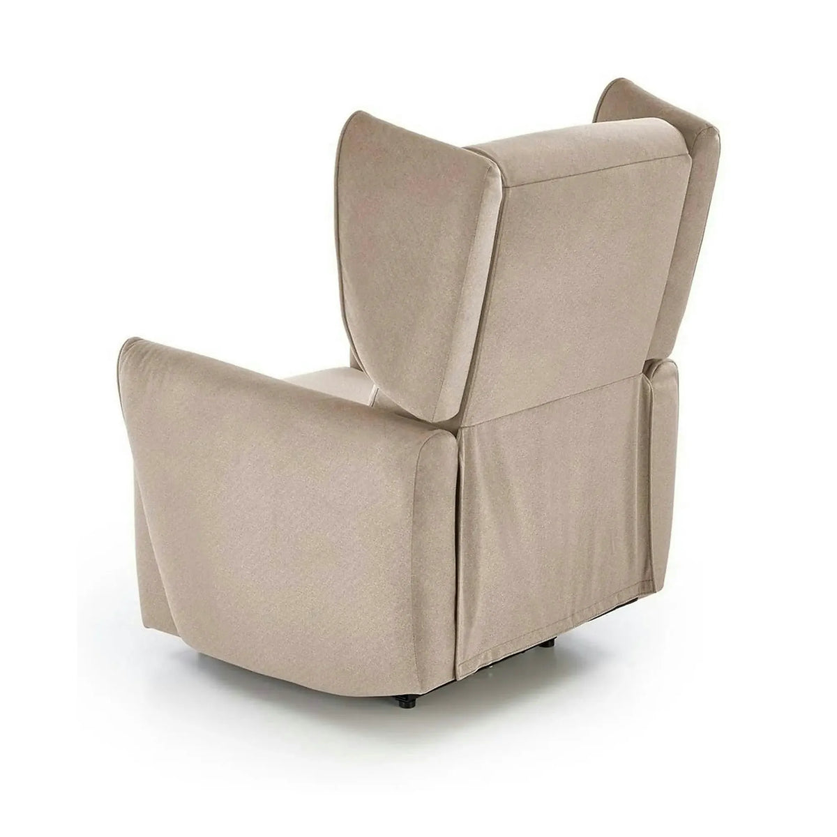 Fotoliu recliner GELATO, bej, stofa clasica, 83x91/161x95/109 cm
