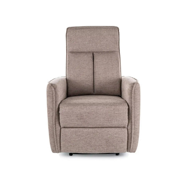 Fotoliu recliner NIKOS, stofa clasica bej - Brego 34, 72x86/159x105 cm