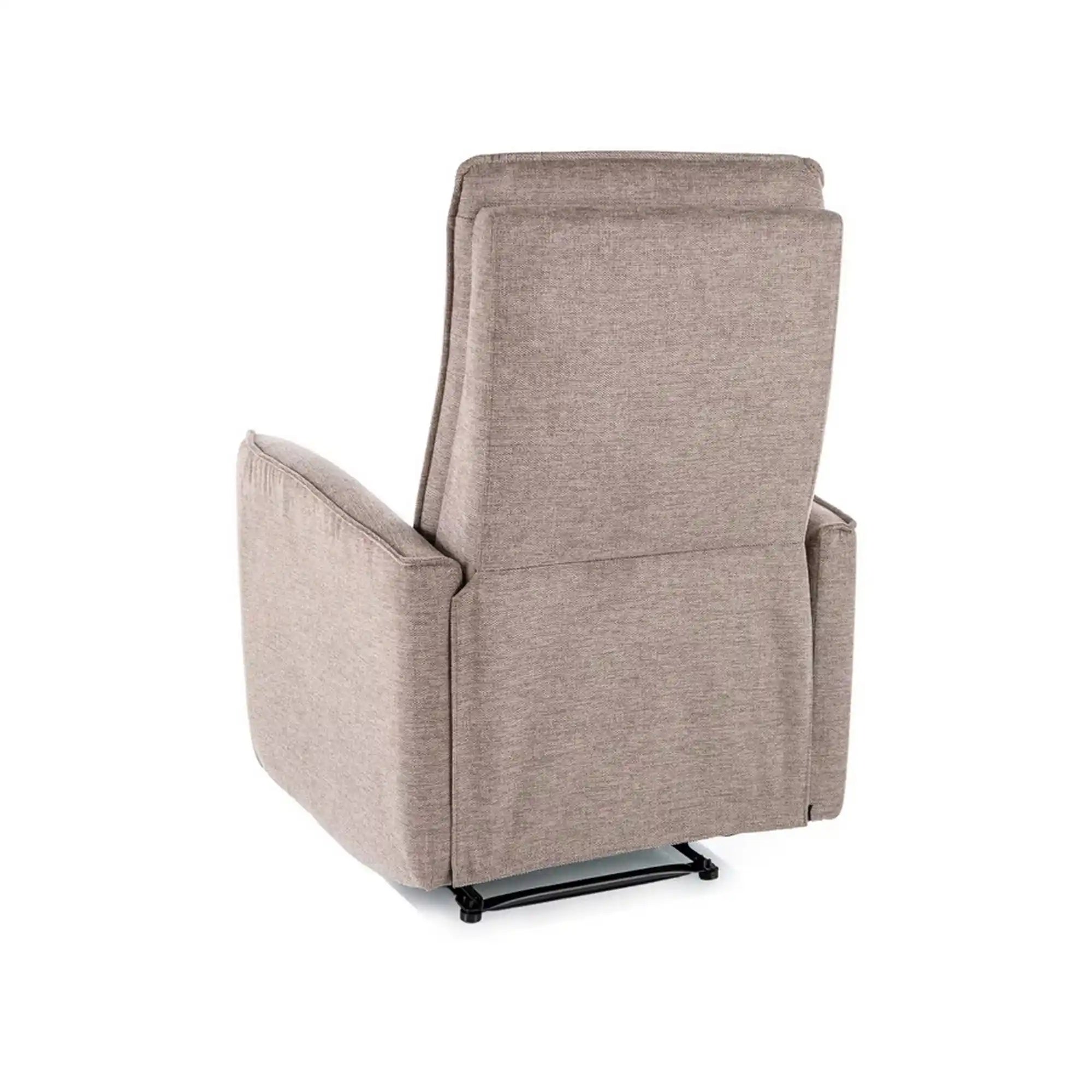 Fotoliu recliner NIKOS, stofa clasica bej - Brego 34, 72x86/159x105 cm