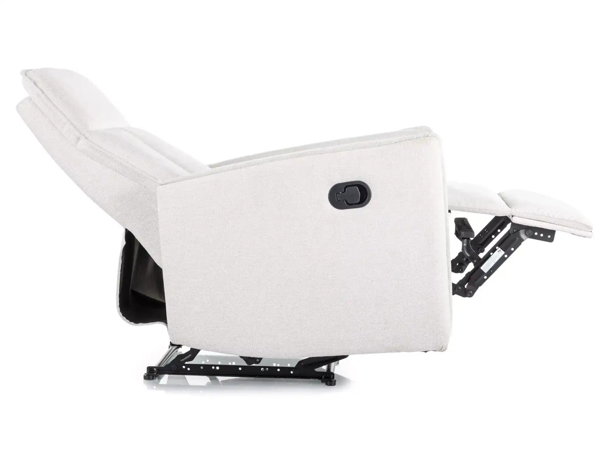 Fotoliu recliner NIKOS, stofa clasica bej deschis - Brego 22, 72x86/159x105 cm