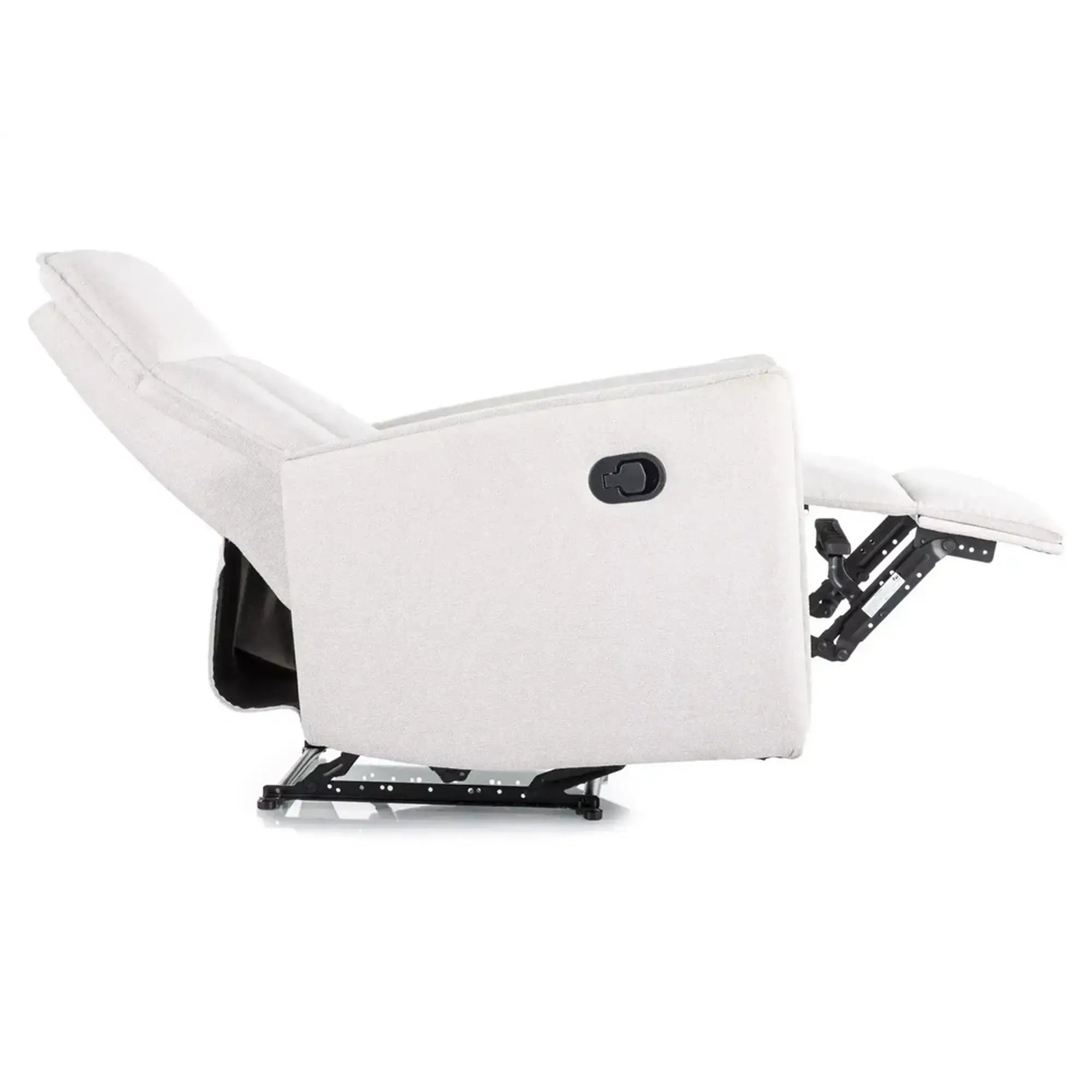 Fotoliu recliner NIKOS, stofa clasica bej deschis - Brego 22, 72x86/159x105 cm