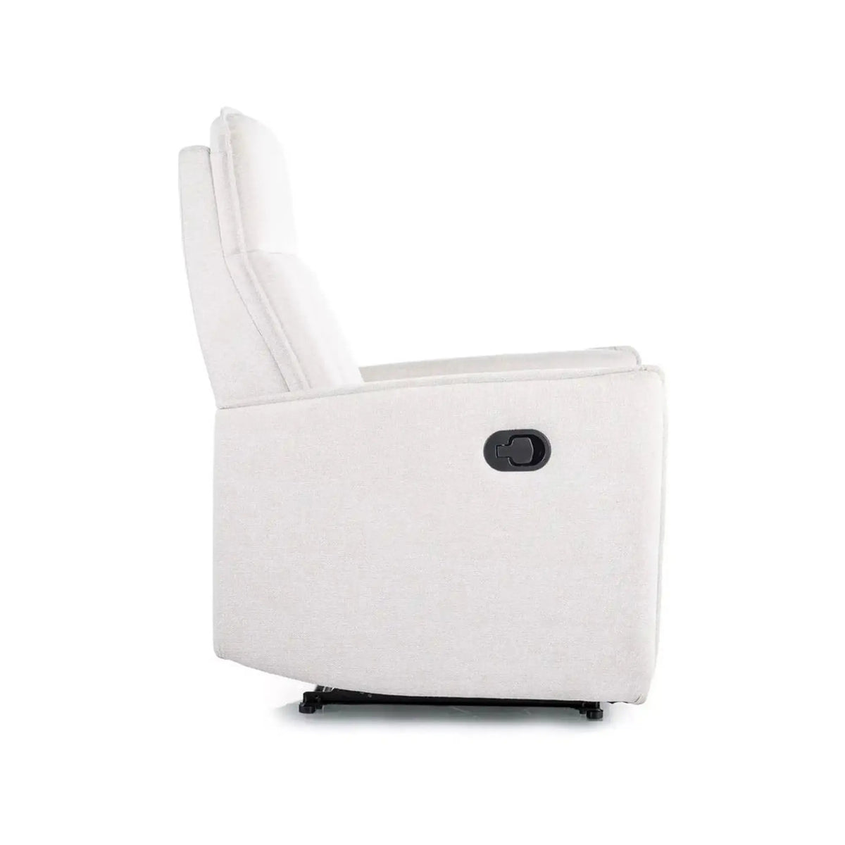 Fotoliu recliner NIKOS, stofa clasica bej deschis - Brego 22, 72x86/159x105 cm