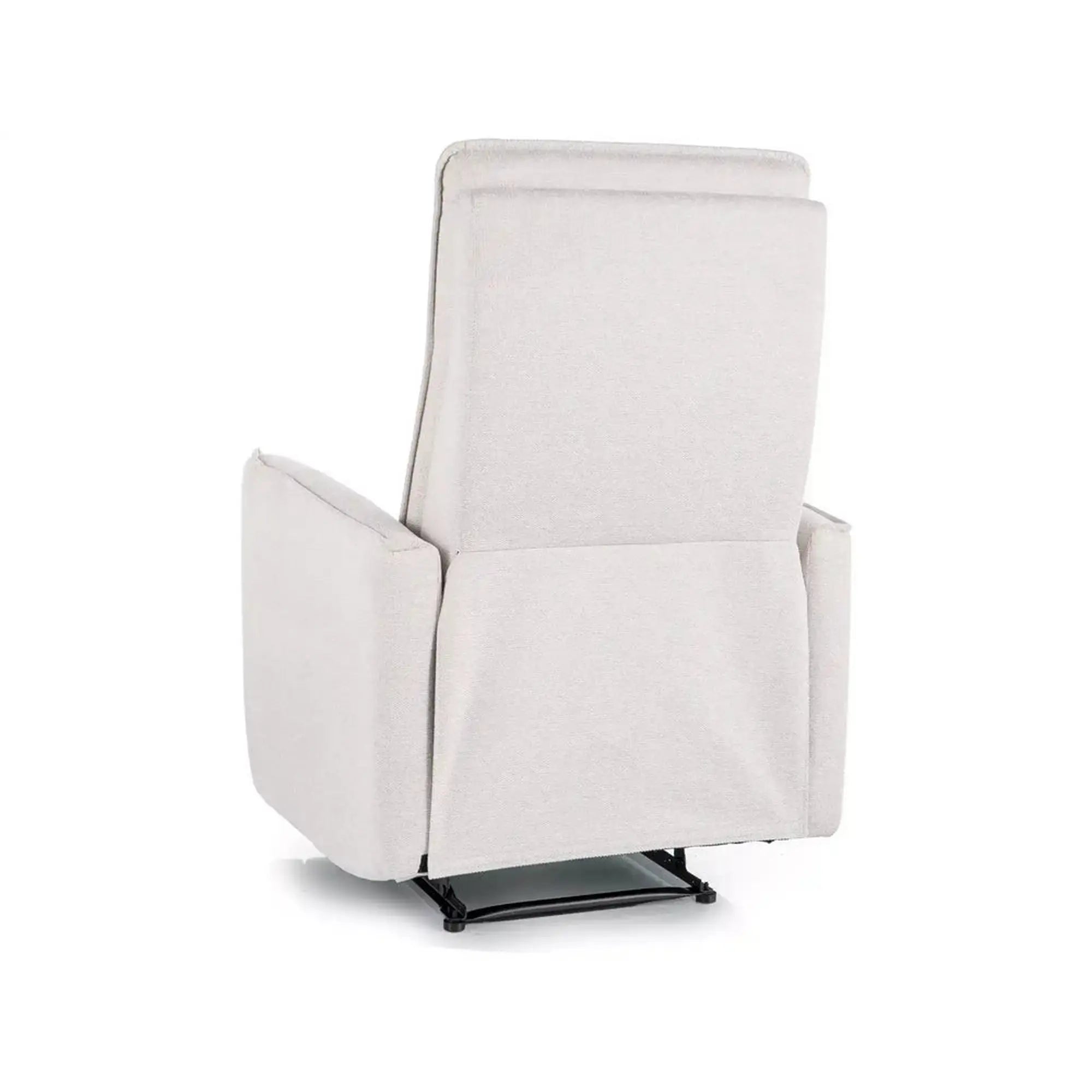 Fotoliu recliner NIKOS, stofa clasica bej deschis - Brego 22, 72x86/159x105 cm