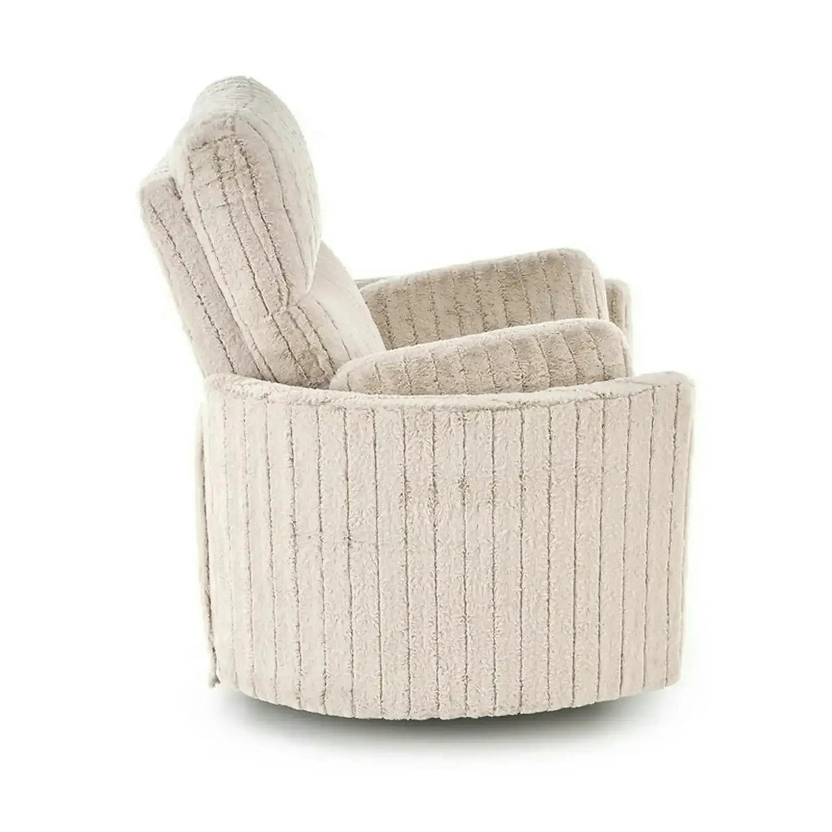 Fotoliu recliner PEGAS, stofa bej, 110x100/170x108/81 cm