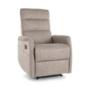 Fotoliu recliner SOLON M, stofa clasica bej - Brego 34, 74x86/162x106 cm