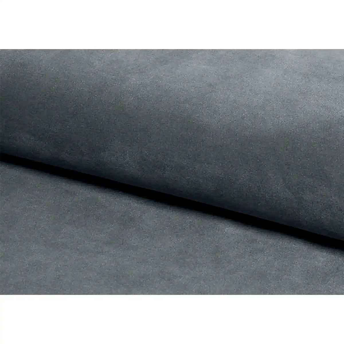 Fotoliu recliner SPENCER 1, gri/negru, stofa catifelata/metal, 80x94/164x101 cm