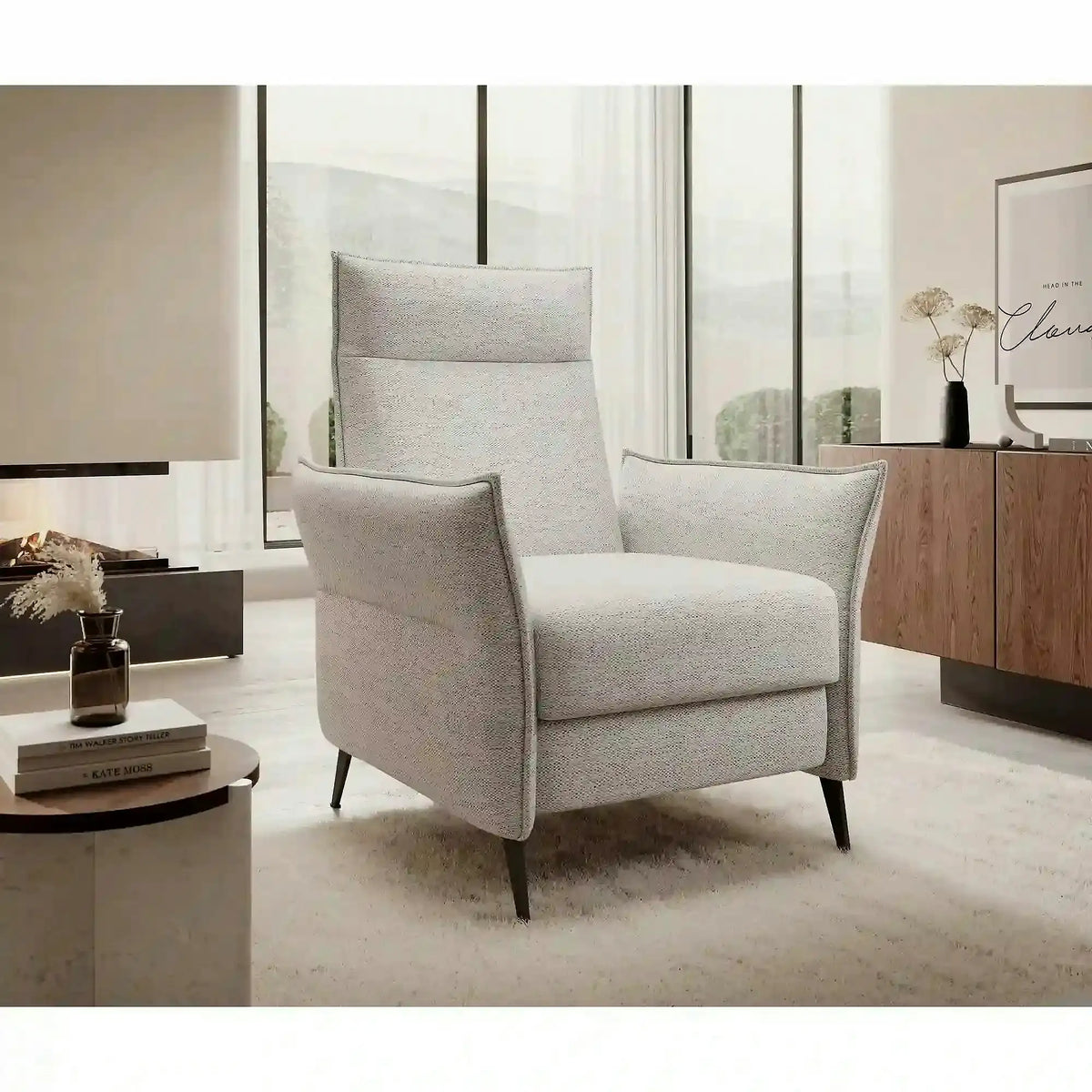 Fotoliu recliner XAVI, personalizabil, 79x88/158x105 cm
